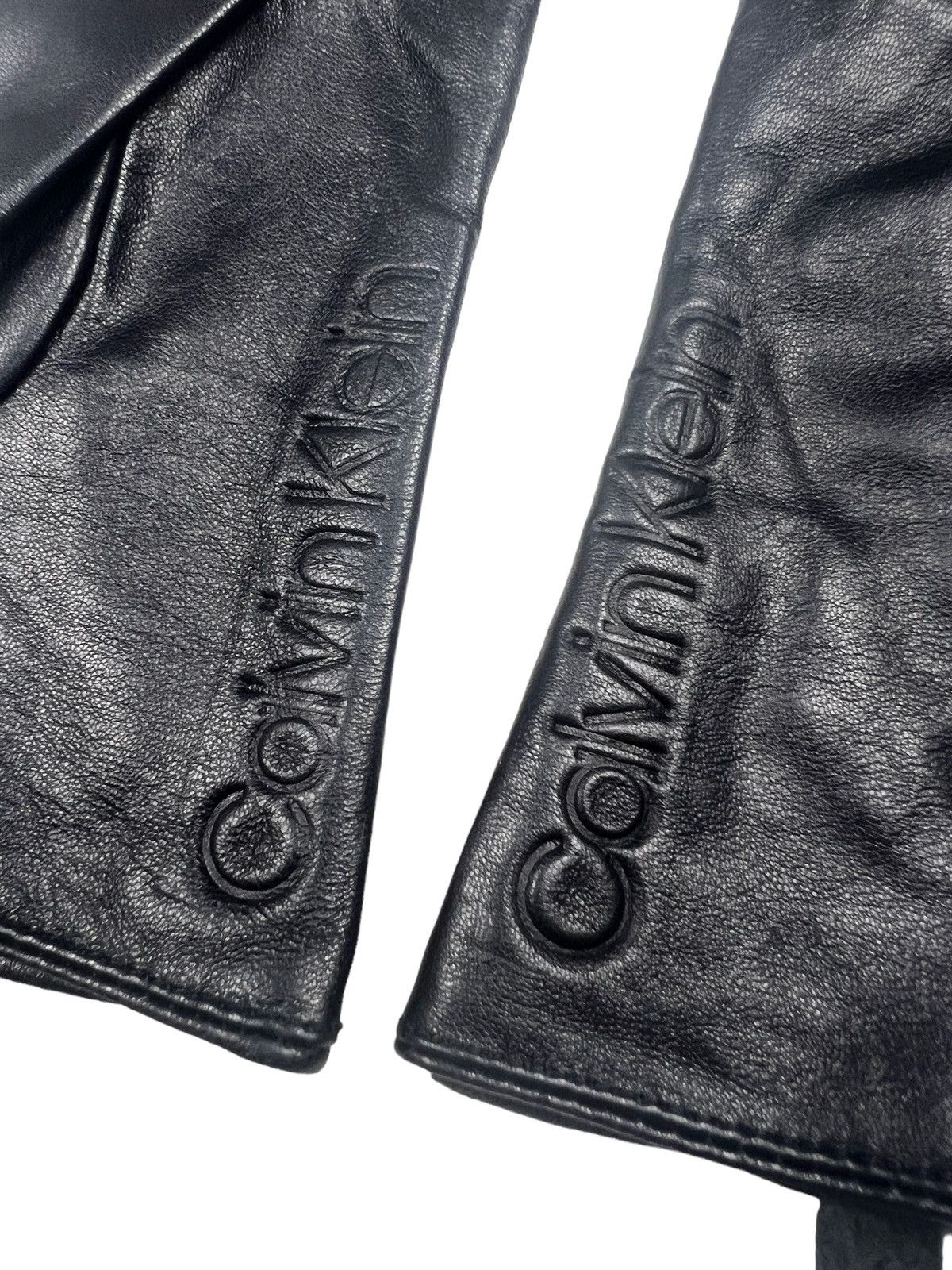 Calvin Klein Calvin Klein Leather Gloves Size ONE SIZE - 5 Thumbnail