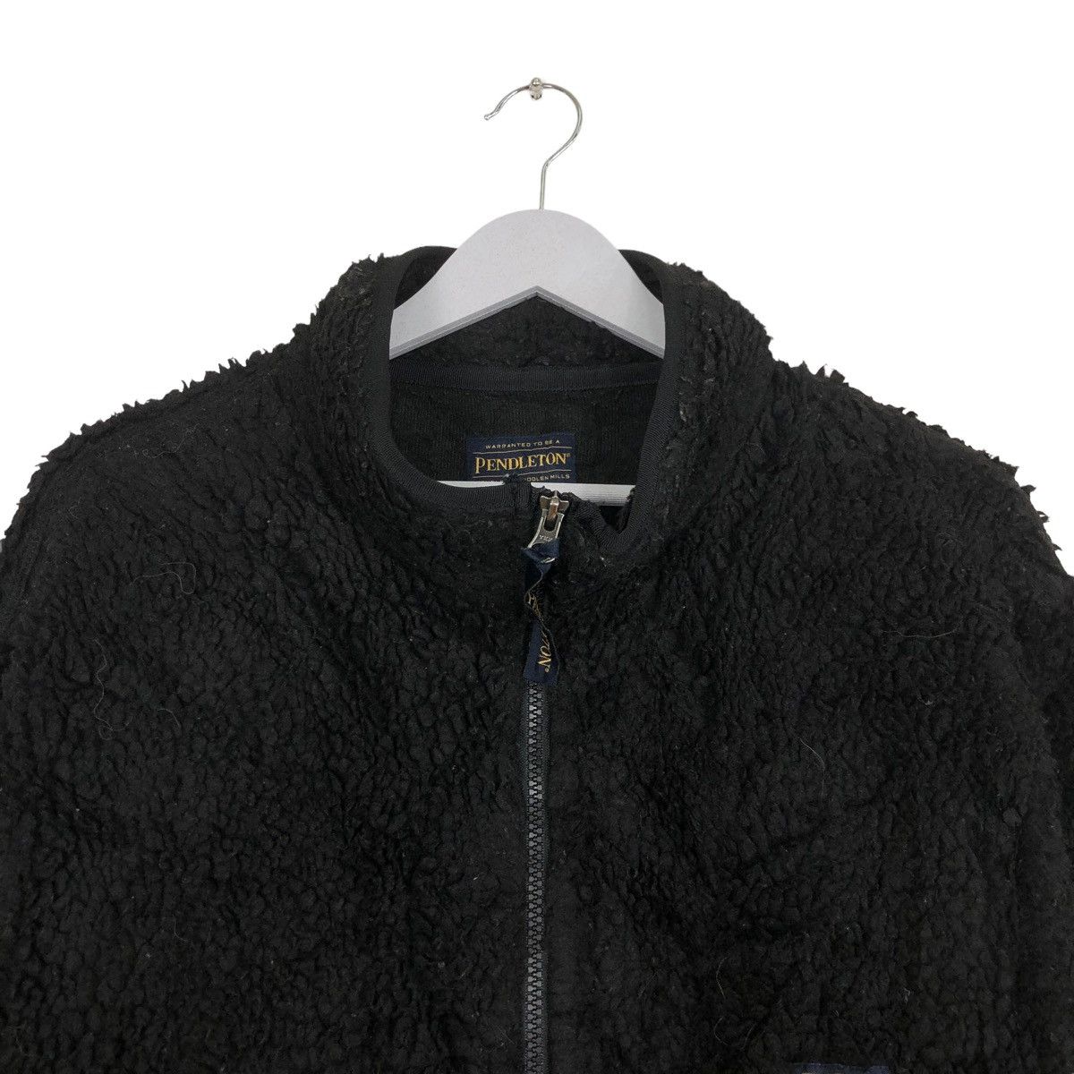 Native × Pendleton 💥VINTAGE PENDLETON DEEPILE NAVAJO FLEECE JACKET Size US L / EU 52-54 / 3 - 7 Thumbnail
