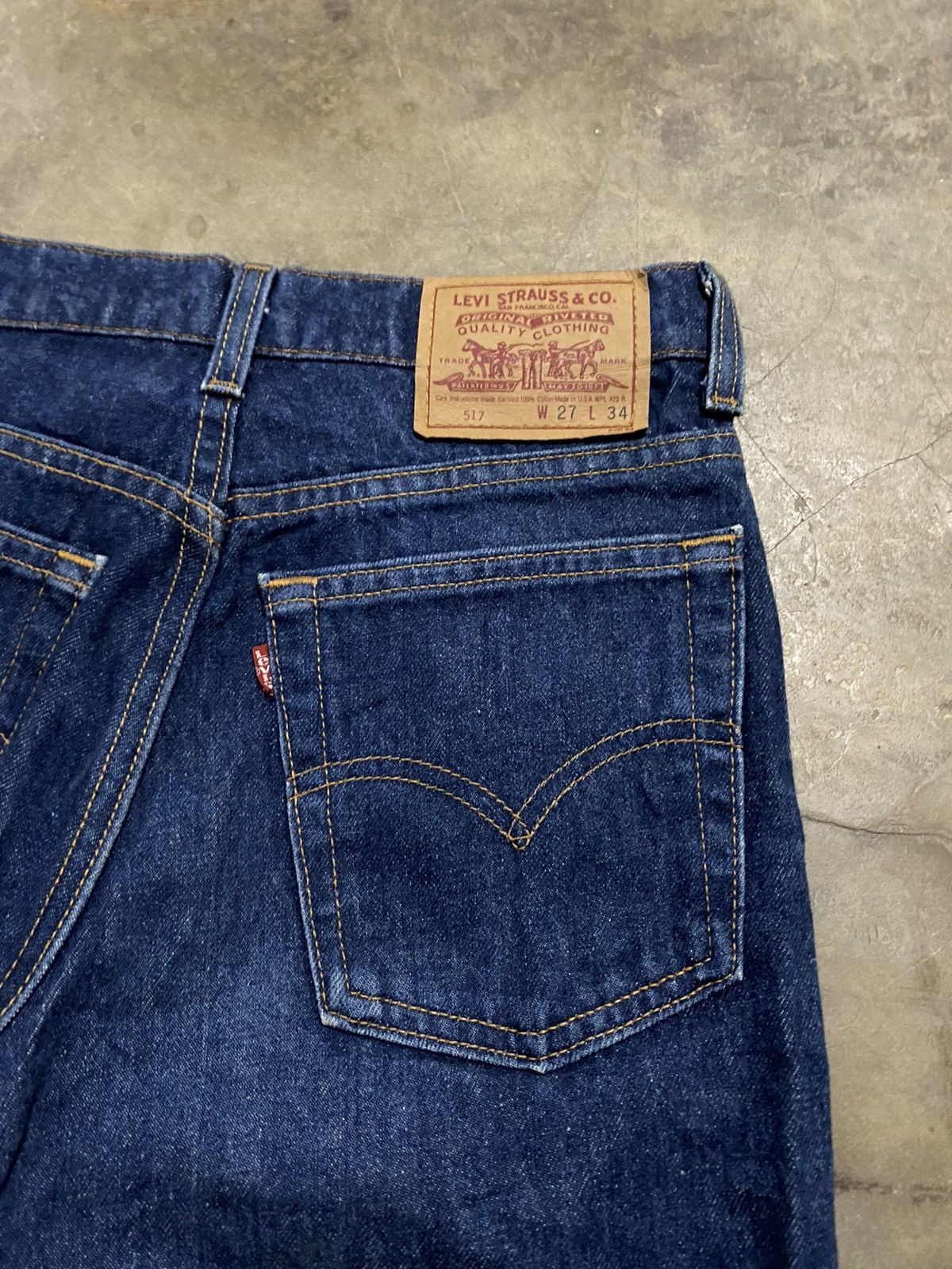 Levi's × Vintage Flare Jeans Vintage 1995 Levis 517 Made in USA Size US 28 / EU 44 - 4 Thumbnail