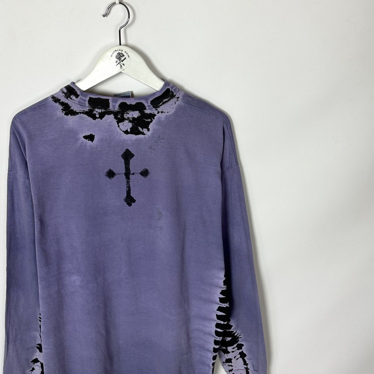 Other Vintage Dyed OnArrival Cross TieDye AvantGarde y2k longsleev Size US XL / EU 56 / 4 - 4 Thumbnail