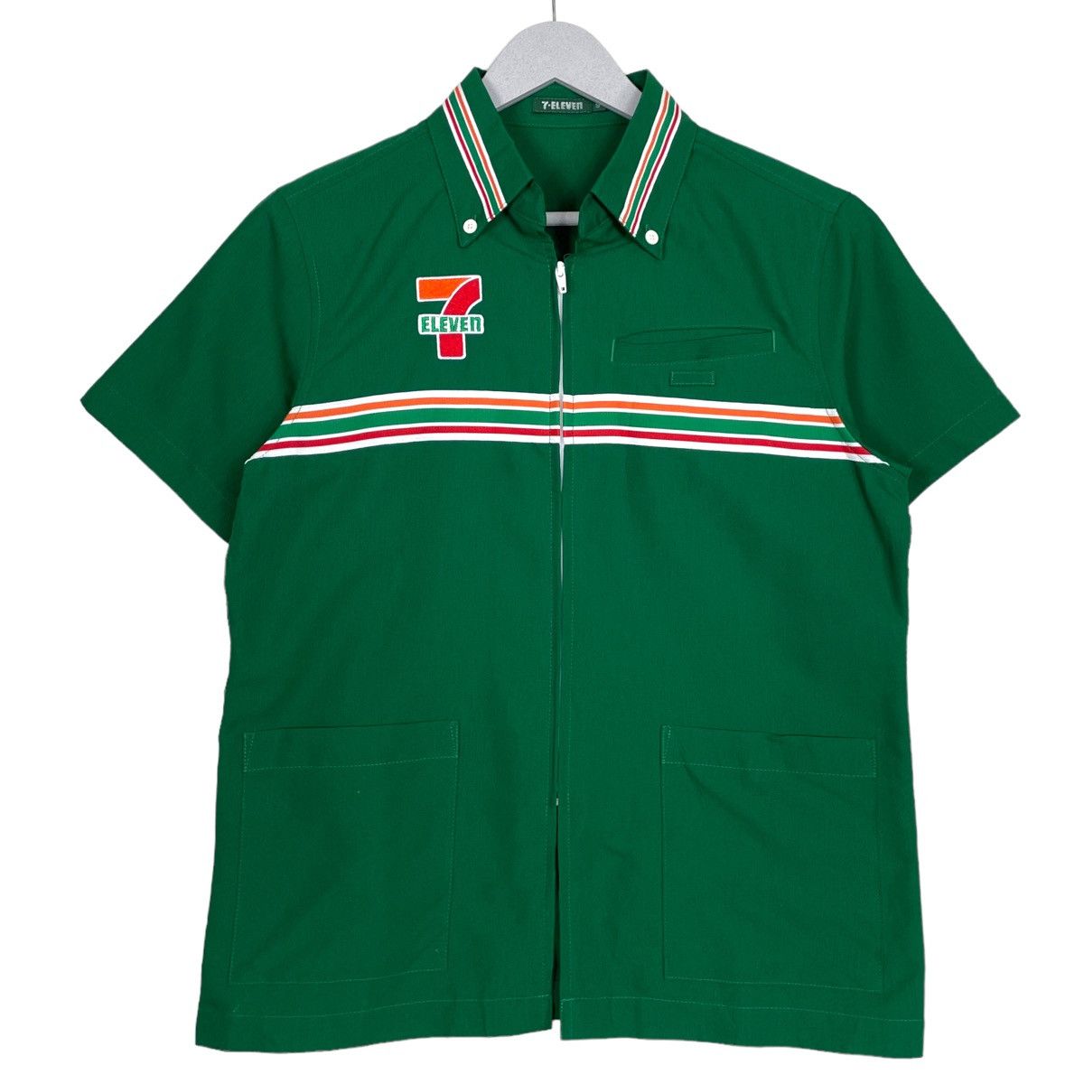 Japanese Brand 💥7ELEVEN JAPANESE WORKER SHIRT Size US M / EU 48-50 / 2 - 1 Thumbnail