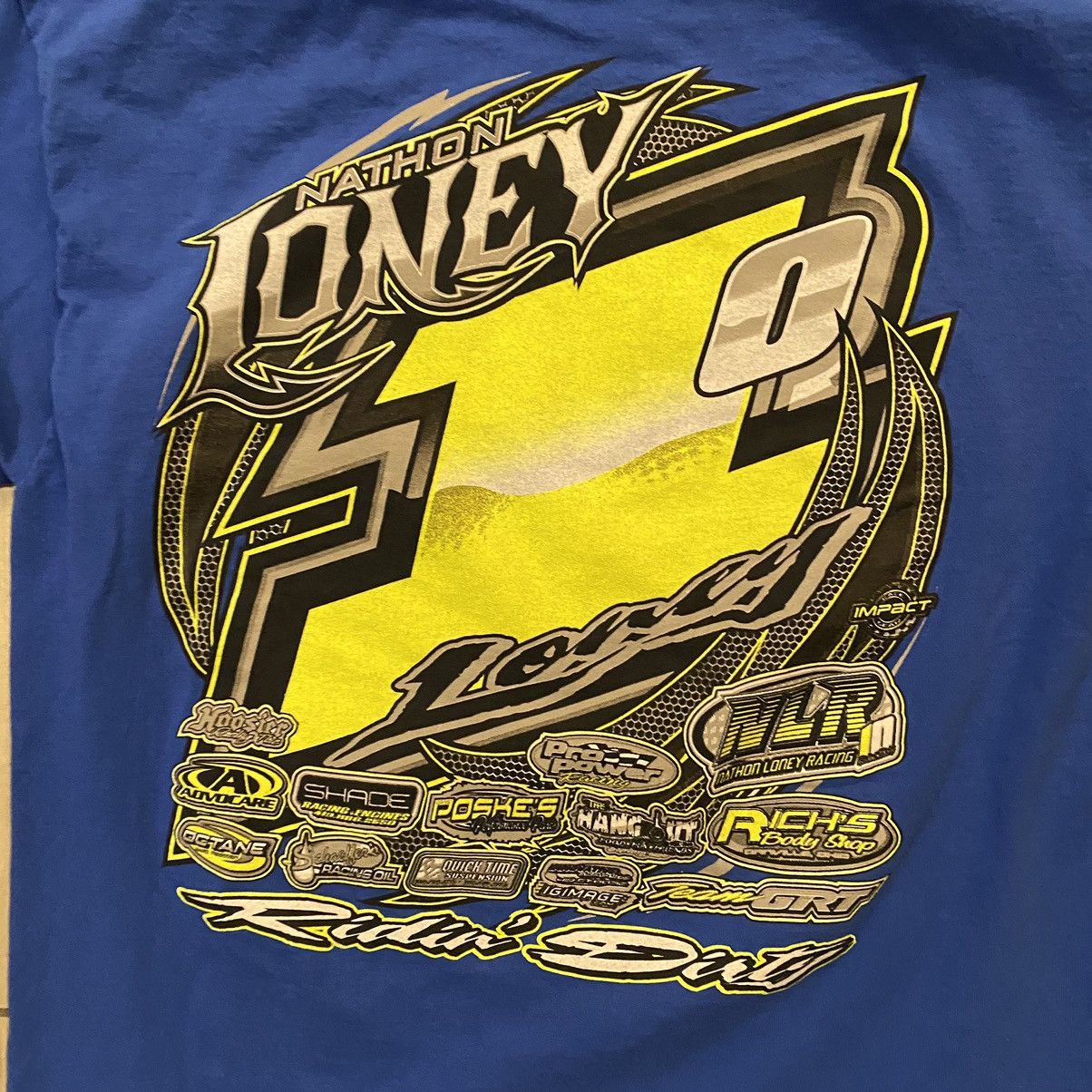NASCAR × Nike Vintage Y2K Blue Nascar AOP Racing Graphic Tee L Size US L / EU 52-54 / 3 - 2 Thumbnail