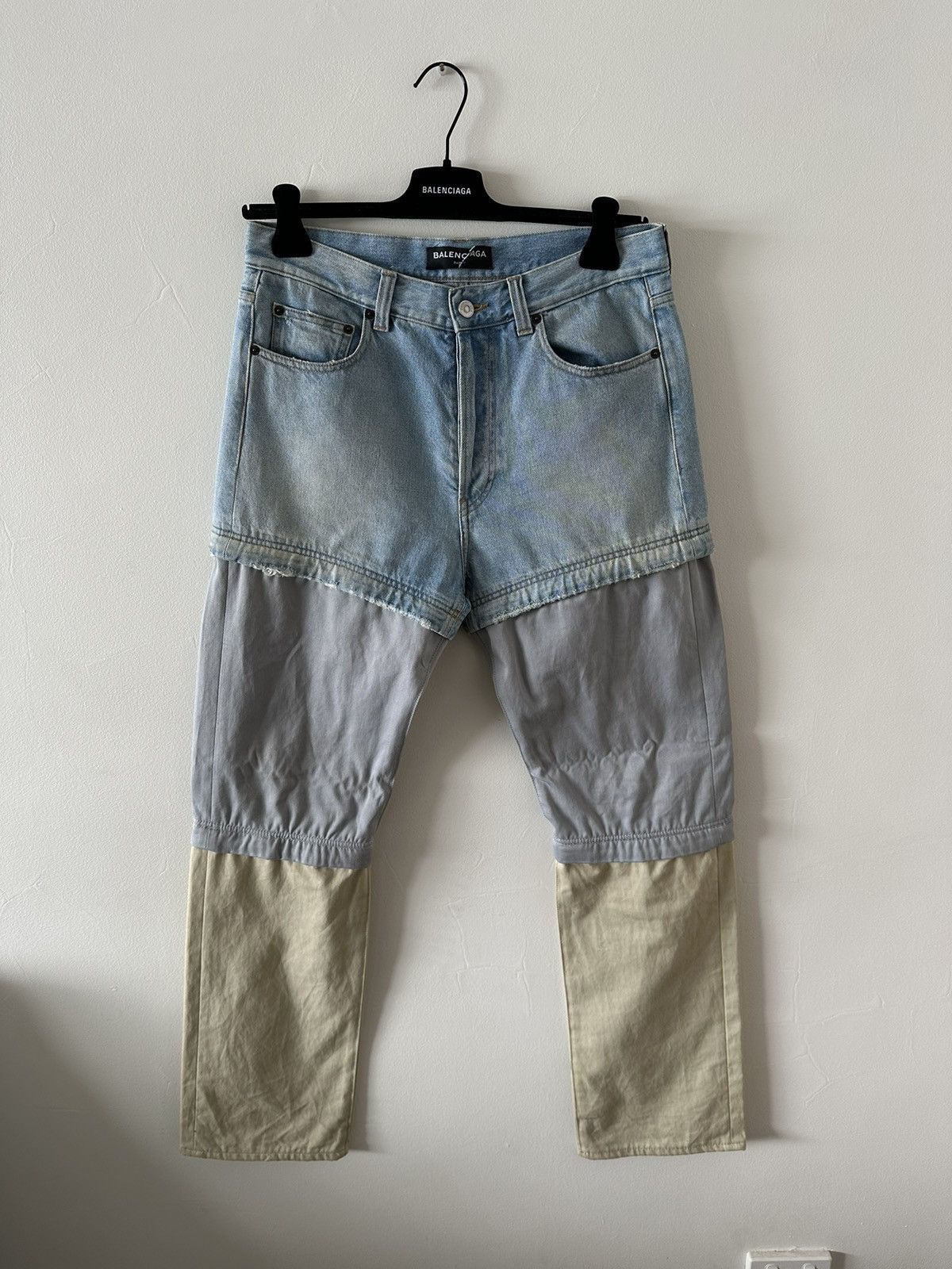 Balenciaga Removable Zip Denim