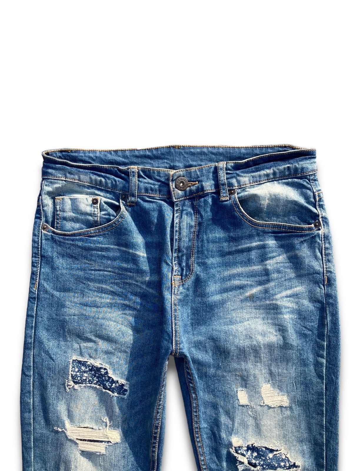 Japanese Brand Archival Like Kapital Distressed Japanese Jeans Size US 31 - 7 Thumbnail