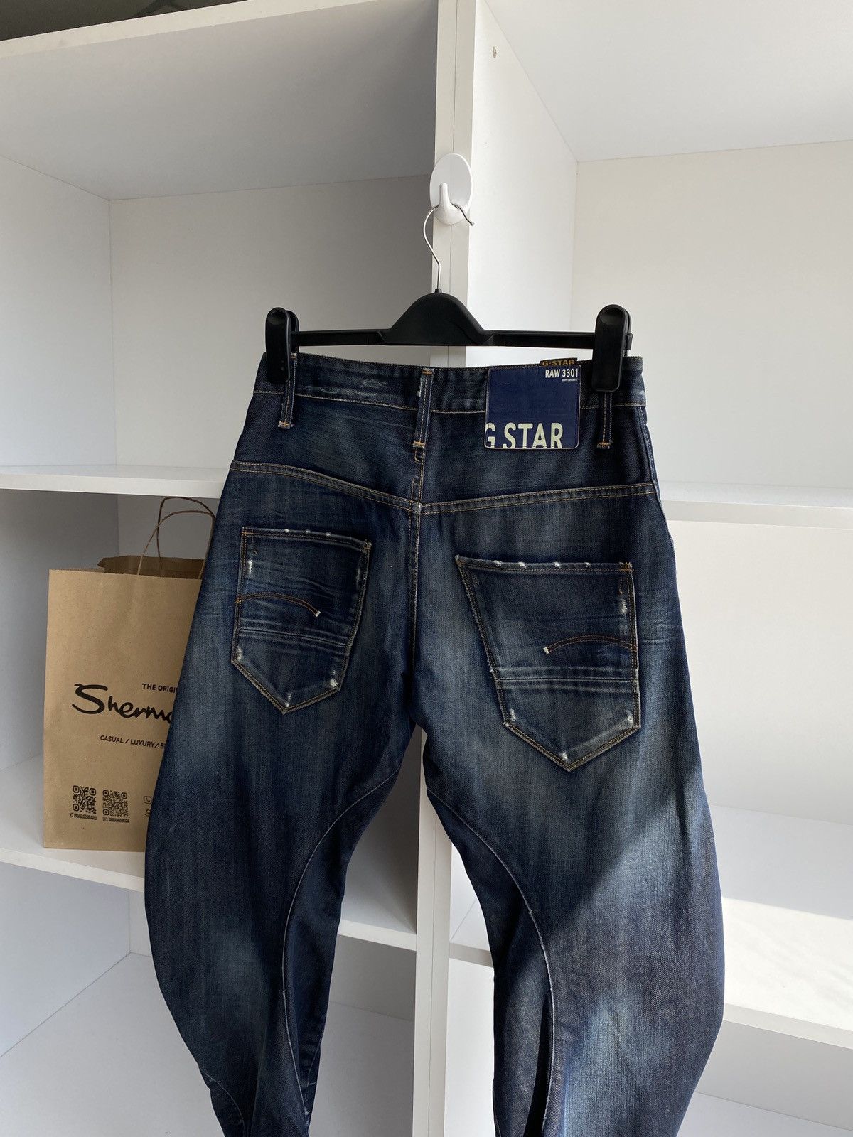 G-Star Vintage G-Star Raw Denim blue jeans Size US 30 / EU 46 - 6 Thumbnail