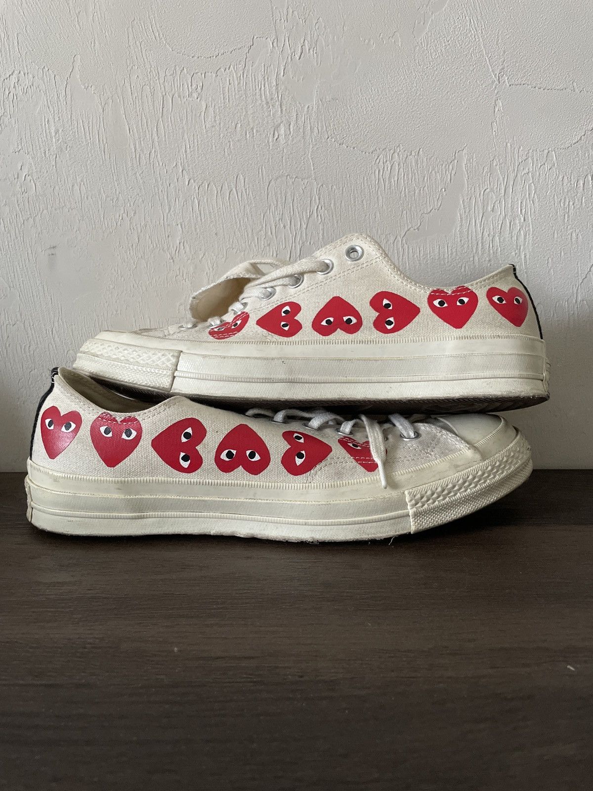 Converse CDG Multi Heart Converse | Grailed