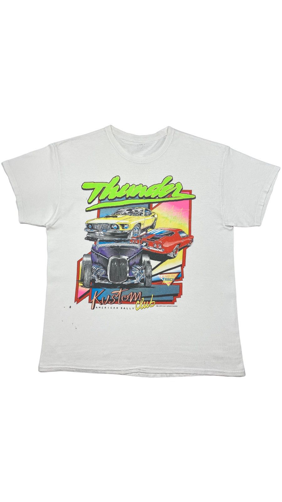 Vintage 🔥LASTDROP🔥 80s 90s John Galt Kustom Club Mustang Reprint Size US XL / EU 56 / 4 - 1 Thumbnail