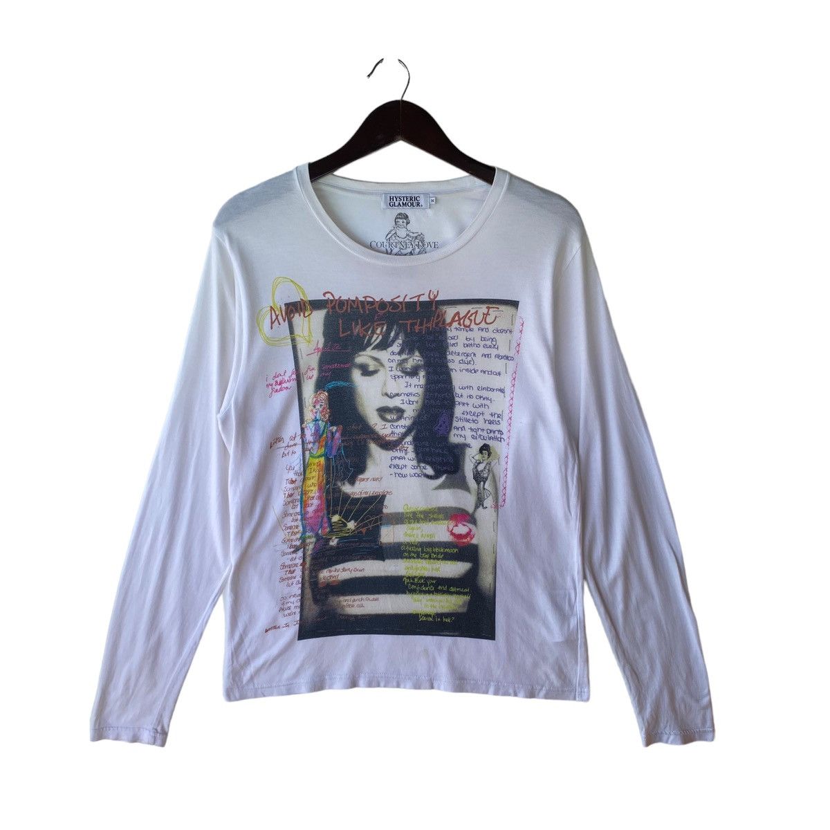image of Hysteric Glamour X Courtney Love Shirt in Black, Men's (Size Medium)