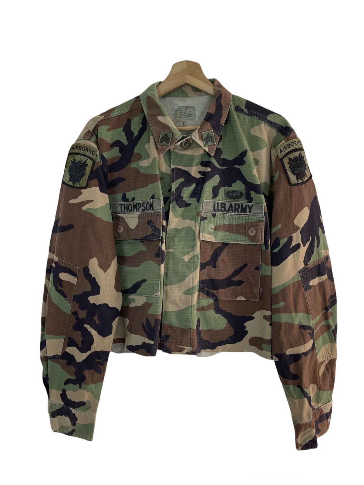 Vintage VINTAGE US ARMY JACKET CROP NATO AIRBORNE Size US M / EU 48-50 / 2 - 1 Thumbnail