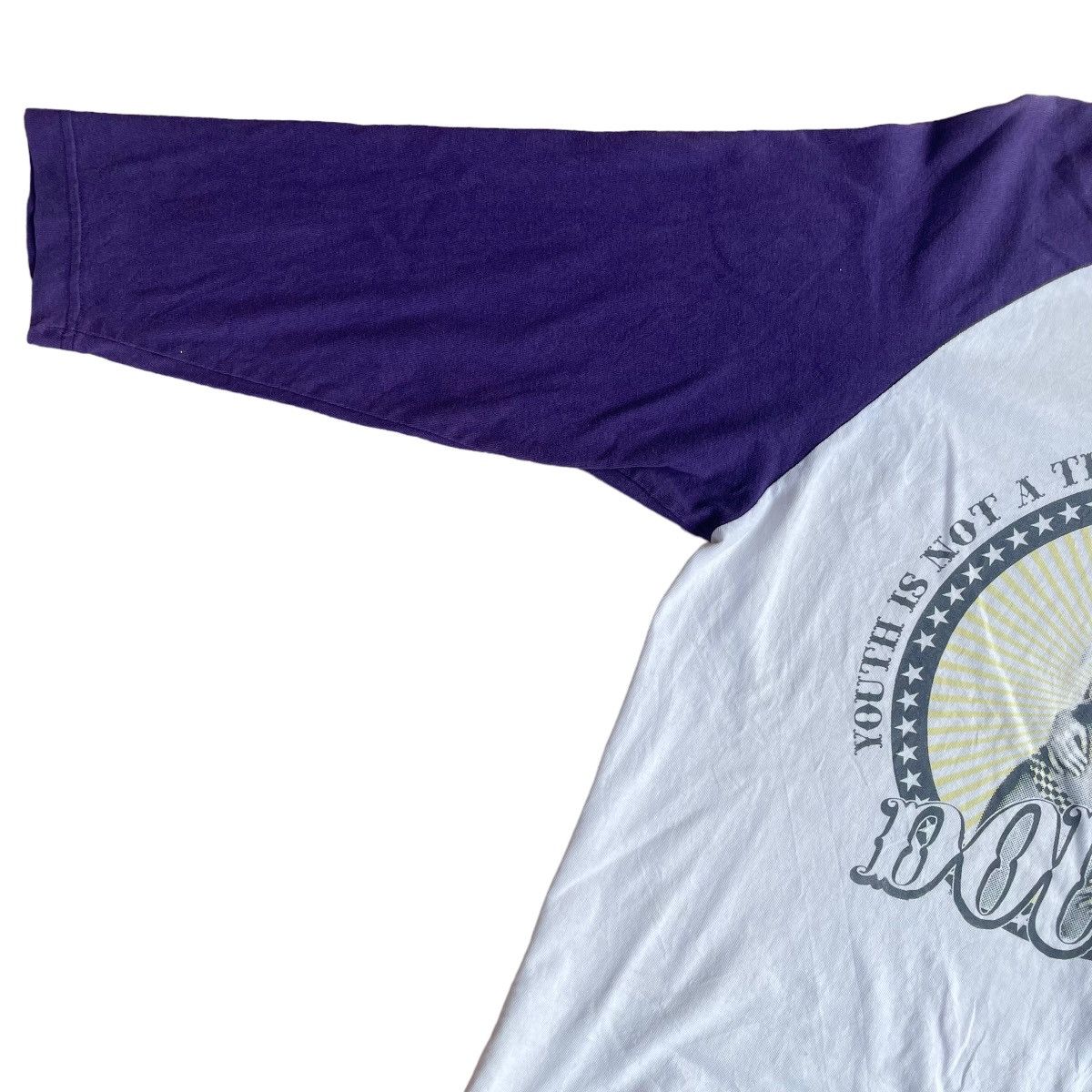 Beauty Beast 🇯🇵 FOX GLOVE NAKED SEXY LADIES WORDING RAGLAN TSHIRT Size US L / EU 52-54 / 3 - 6 Thumbnail