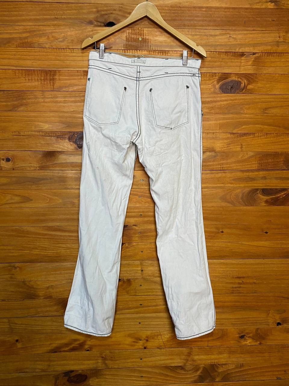 Number (N)ine Vintage Ss2002 Number (N)ine Patchwork Poem Jeans Size US 30 / EU 46 - 13 Thumbnail