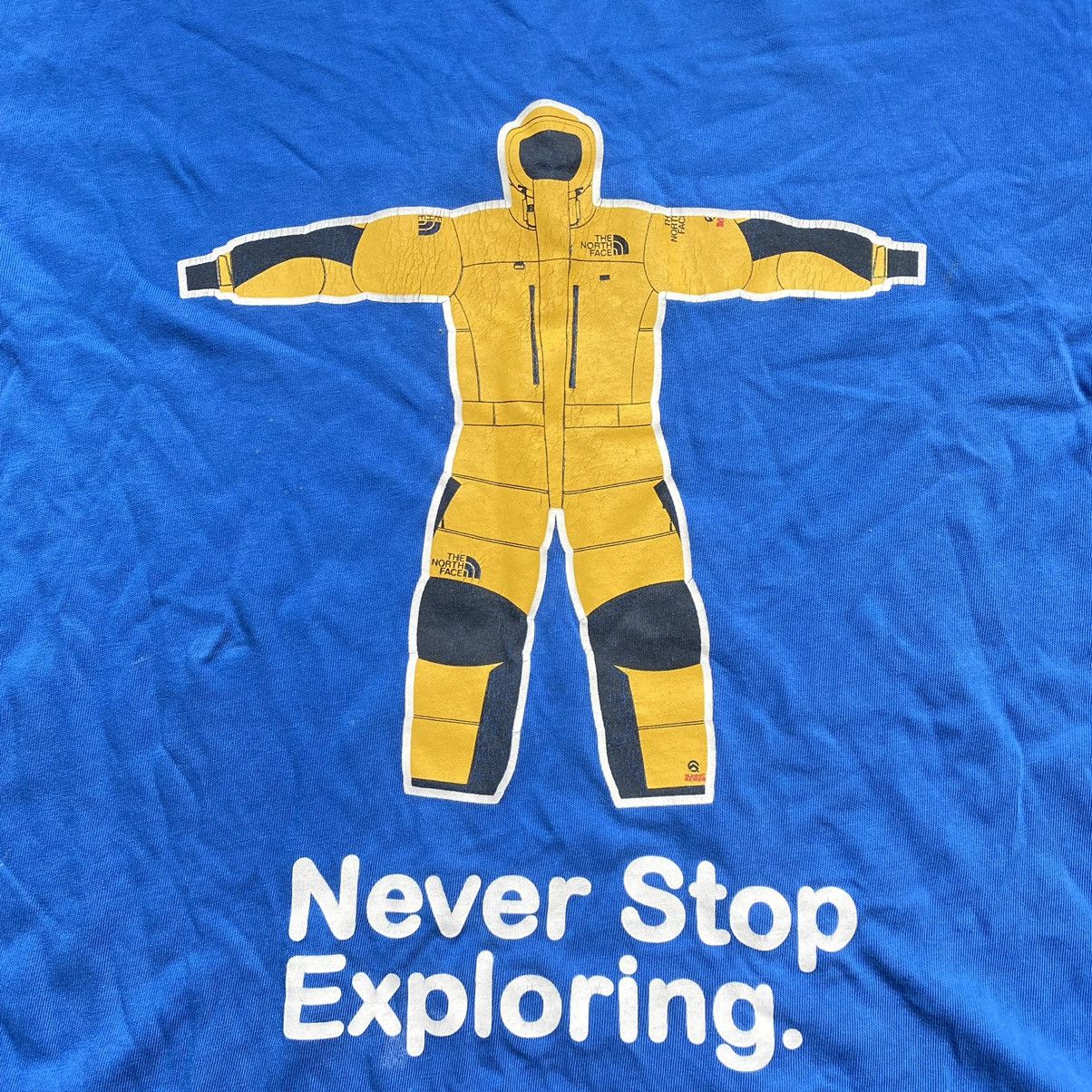 The North Face × Vintage VINTAGE THE NORTH FACE PUFFER MAN LOGO TEE Size US L / EU 52-54 / 3 - 3 Thumbnail