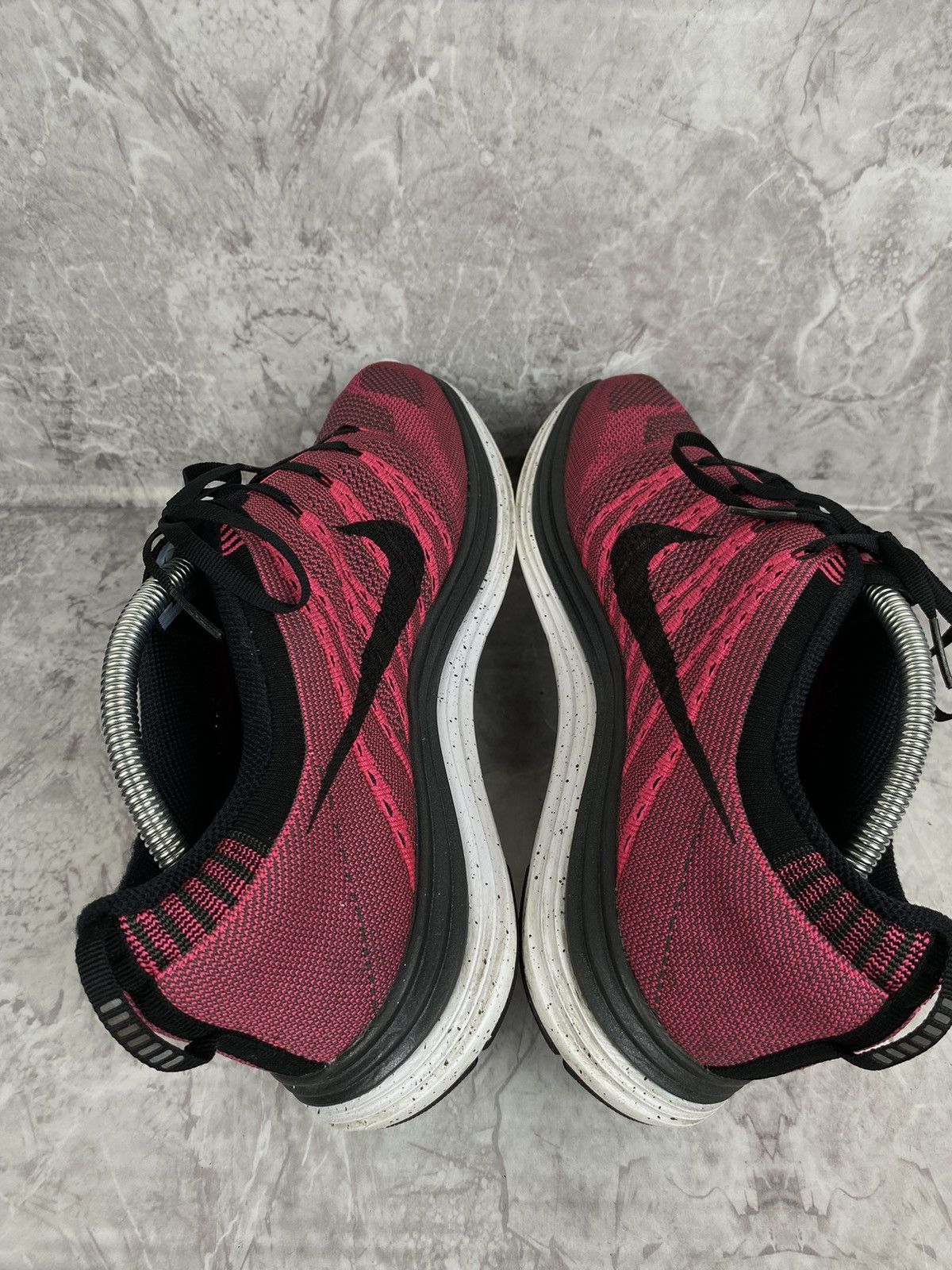 Nike Nike Flyknit One Lunar 1 Pink Flash 554887-600 Size US 10 / EU 43 - 5 Thumbnail