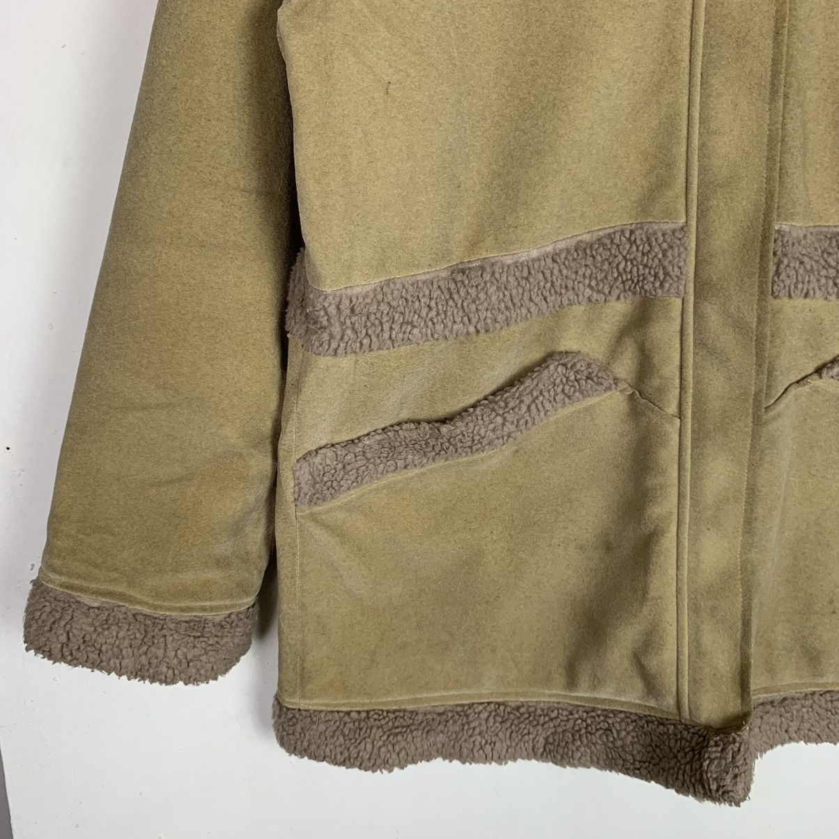 Japanese Brand × Vintage Vintage Japanese Brand Faux Fur Hoodie Jacket Size US M / EU 48-50 / 2 - 6 Thumbnail