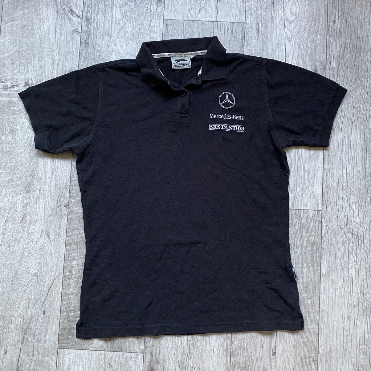 Mercedes-Benz VINTAGE SLAZINGER MERCEDES BENZ POLO T SHIRT Size US M / EU 48-50 / 2 - 1 Thumbnail