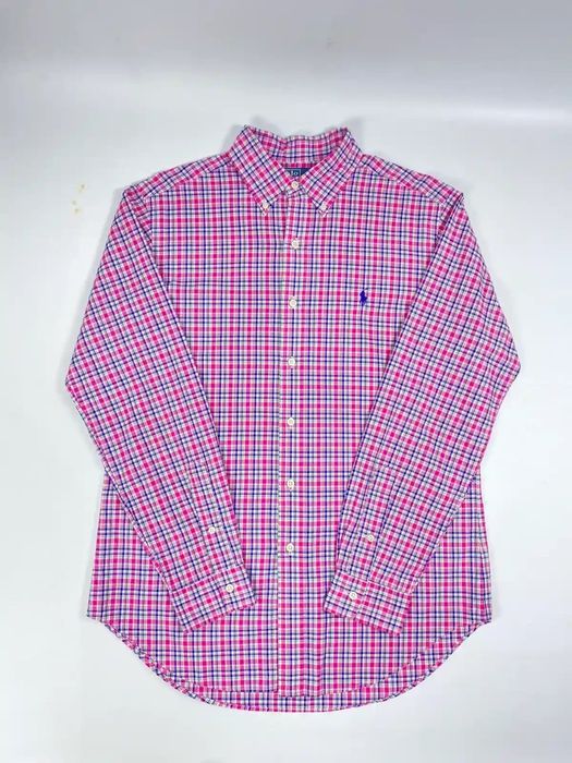 Polo Ralph Lauren 🔥LASTDROP🔥 Vintage PRL Tartan Checkered Pink Shirt ...