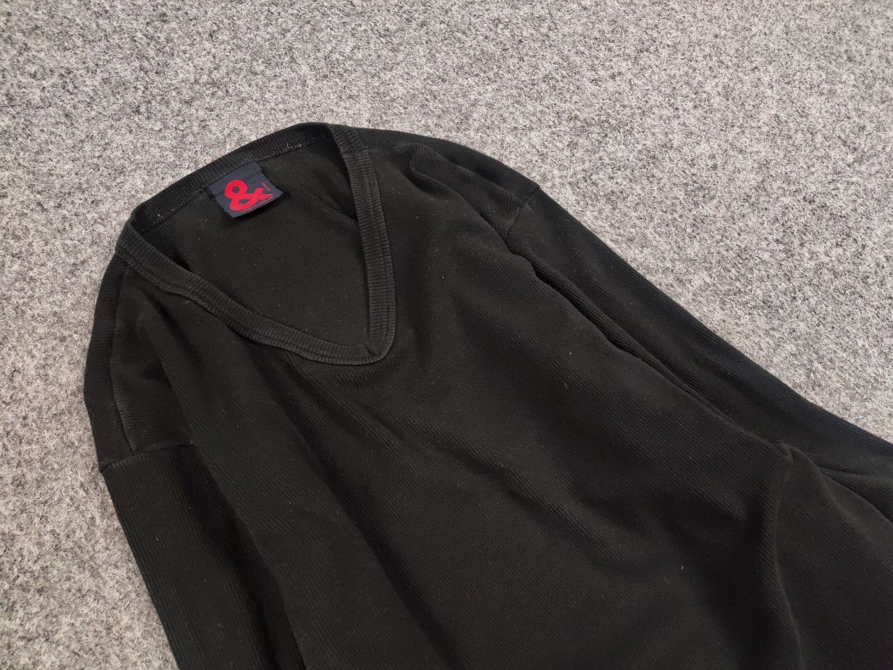 Dolce & Gabbana Vintage 90's Dolce & Gabbana long sleeve black Men's ribbed Size US L / EU 52-54 / 3 - 12 Thumbnail