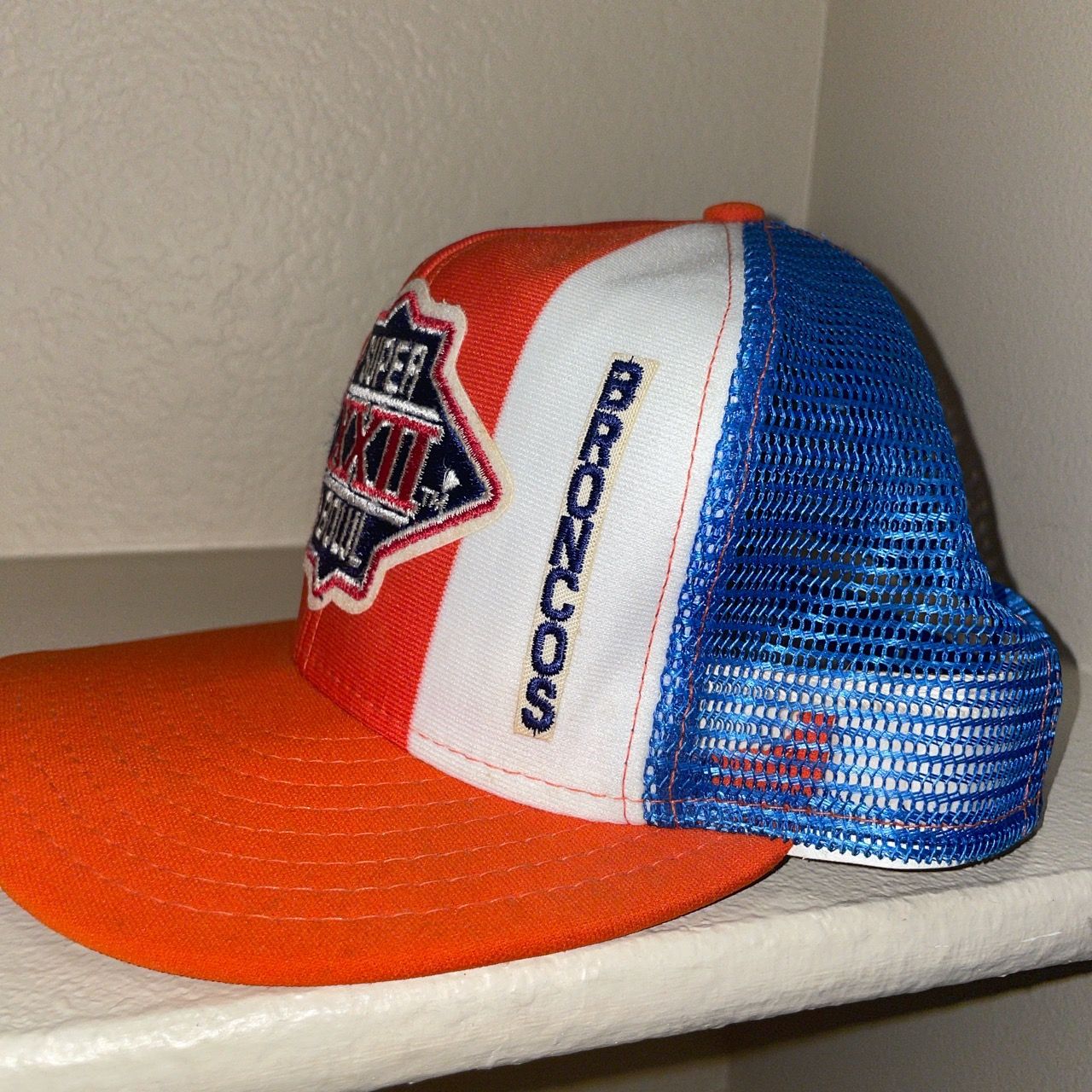 Vintage Vintage “Super Bowl XXII Denver Broncos” Hat Size ONE SIZE - 2 Preview