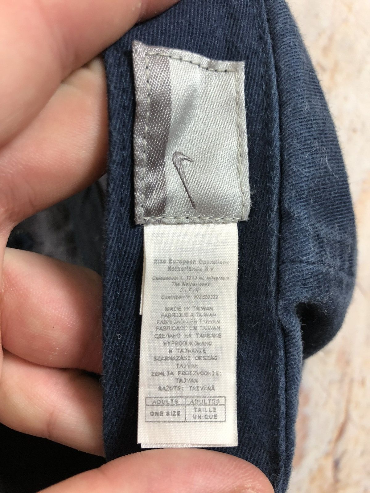 Nike × Vintage Nike vintage blue logo cap Size ONE SIZE - 8 Thumbnail