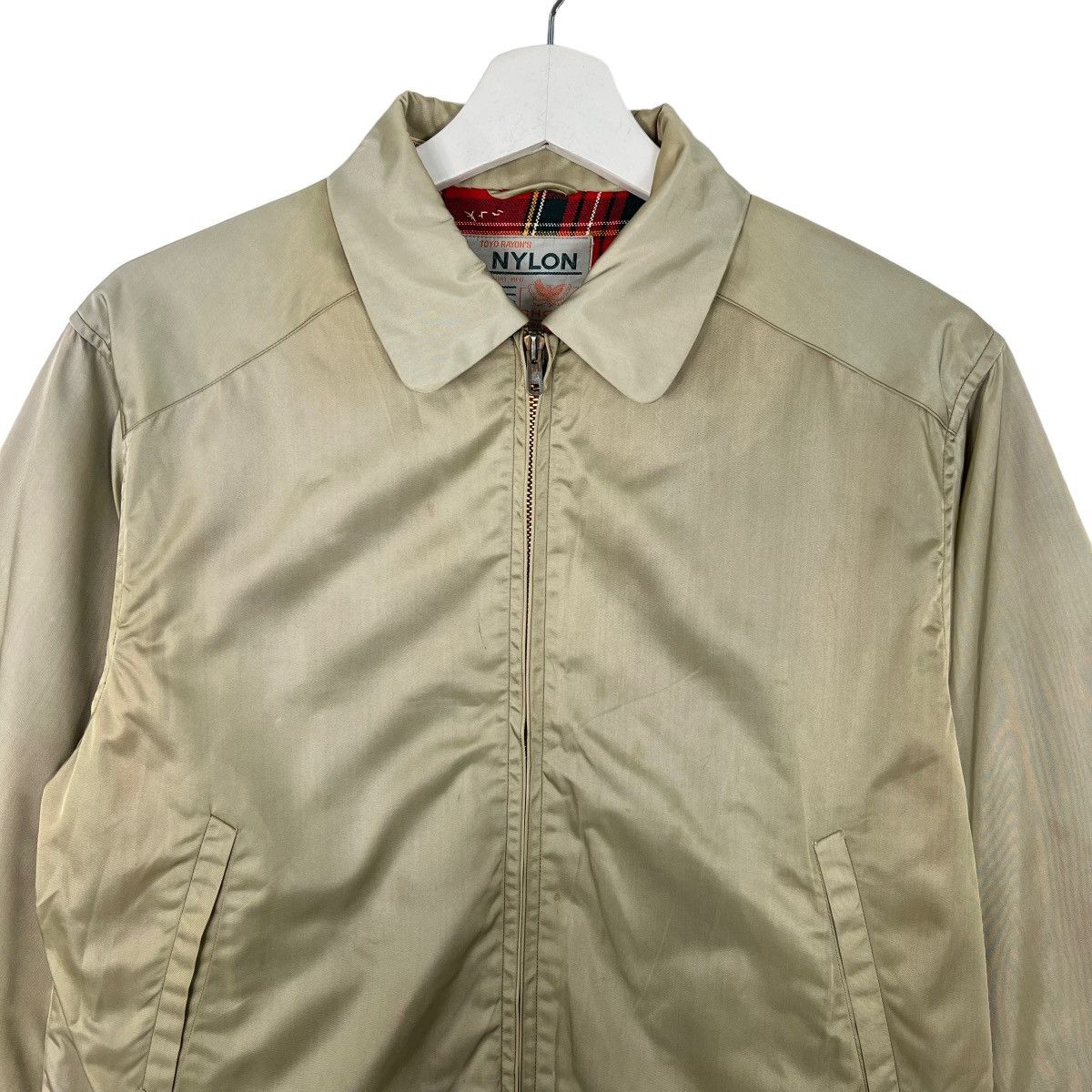 Japanese Brand 🔥 VINTAGE 60s TOYO RAYON'S TARTAN LINING JACKET Size US S / EU 44-46 / 1 - 4 Thumbnail