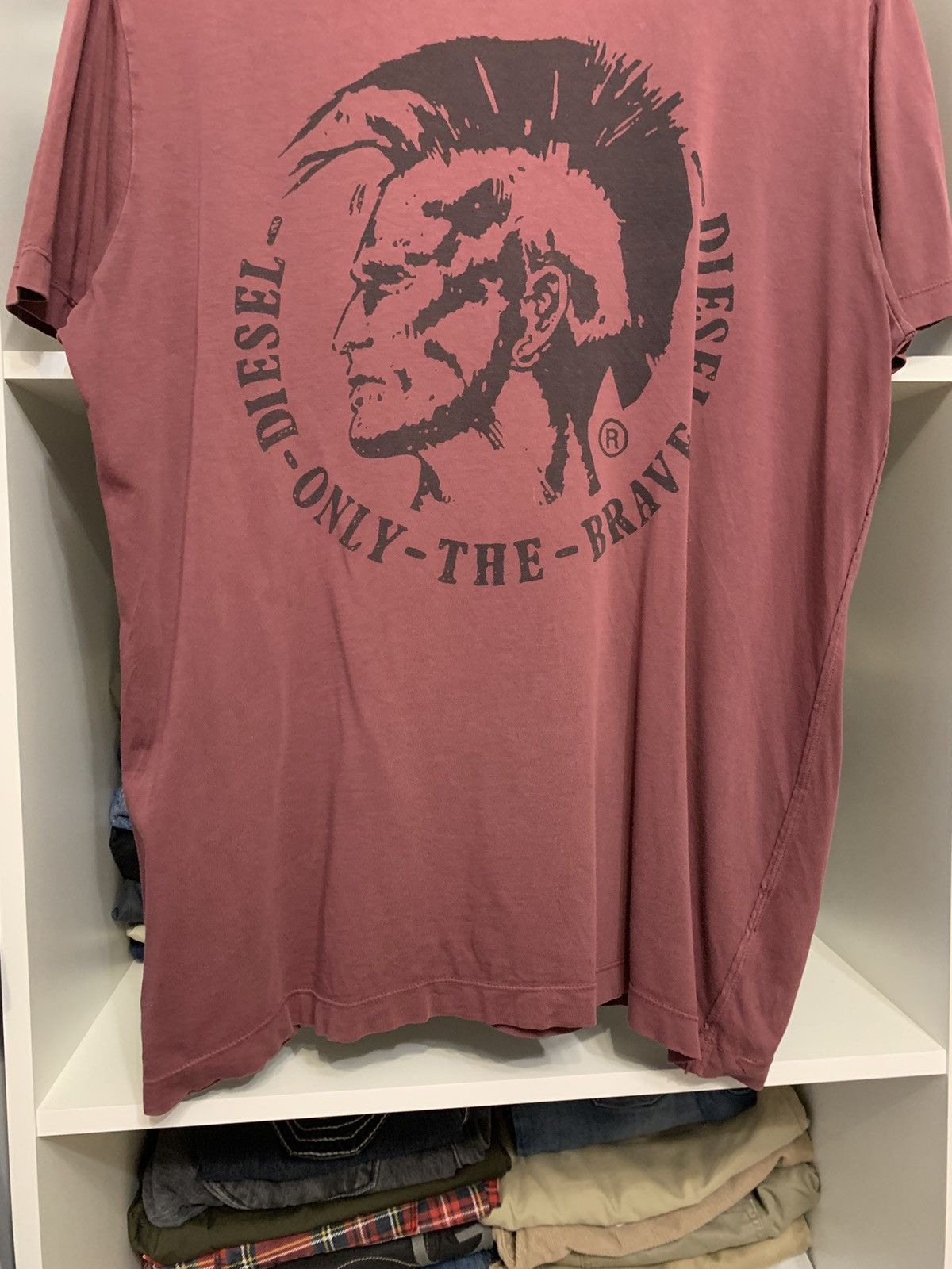 Diesel Diesel Big Logo Faded T-shirt Size US XL / EU 56 / 4 - 15 Thumbnail