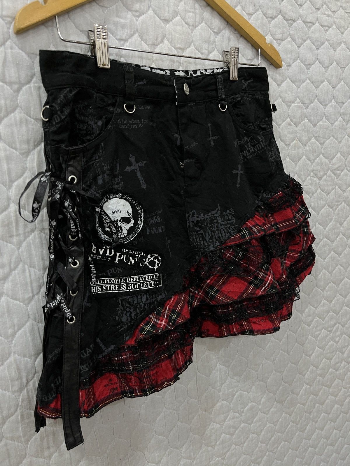 Seditionaries (Rrrr). 🔥🔥ARCHIVE MAD PUNKS BONDAGE SKIRTS Size 30" / US 8 / IT 44 - 3 Thumbnail