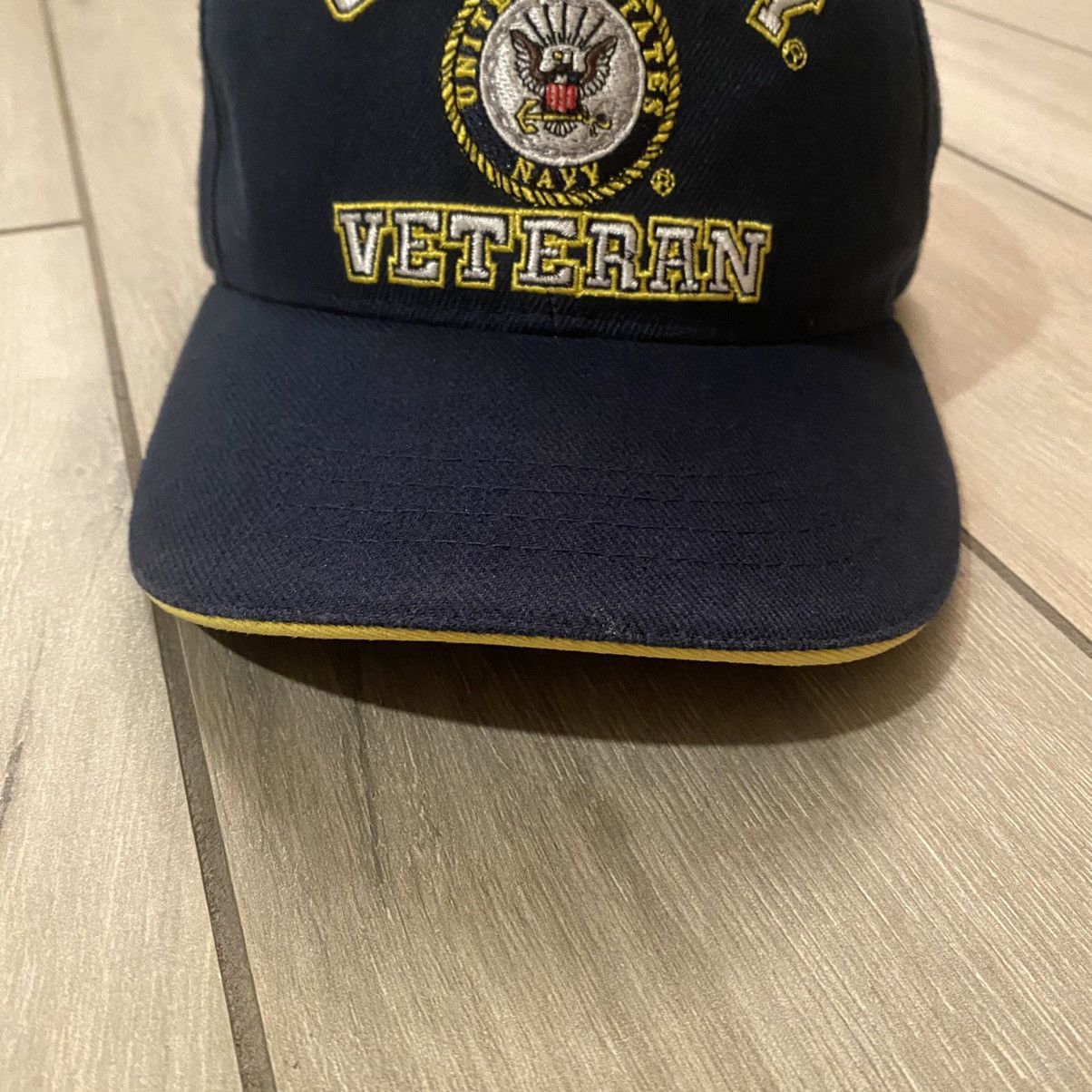New Era × Stussy Vintage 90s Navy Blue Navy Graphic Hat OS Size ONE SIZE - 13 Thumbnail