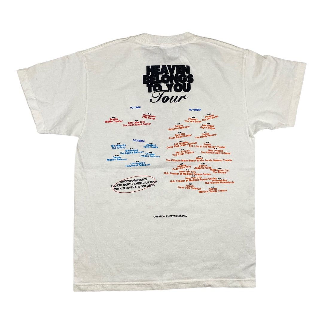 Band Tees Brockhamton ‘Heaven belongs to you tour 2019’ Size US M / EU 48-50 / 2 - 2 Thumbnail