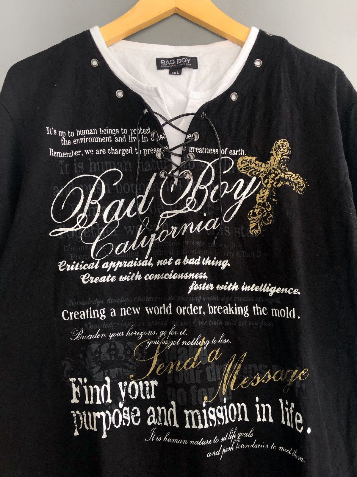 Hysteric Glamour × Japanese Brand × PPFM Bad Boy- Japanese Poem ifsixwasnine Lgb Style Size US M / EU 48-50 / 2 - 3 Thumbnail