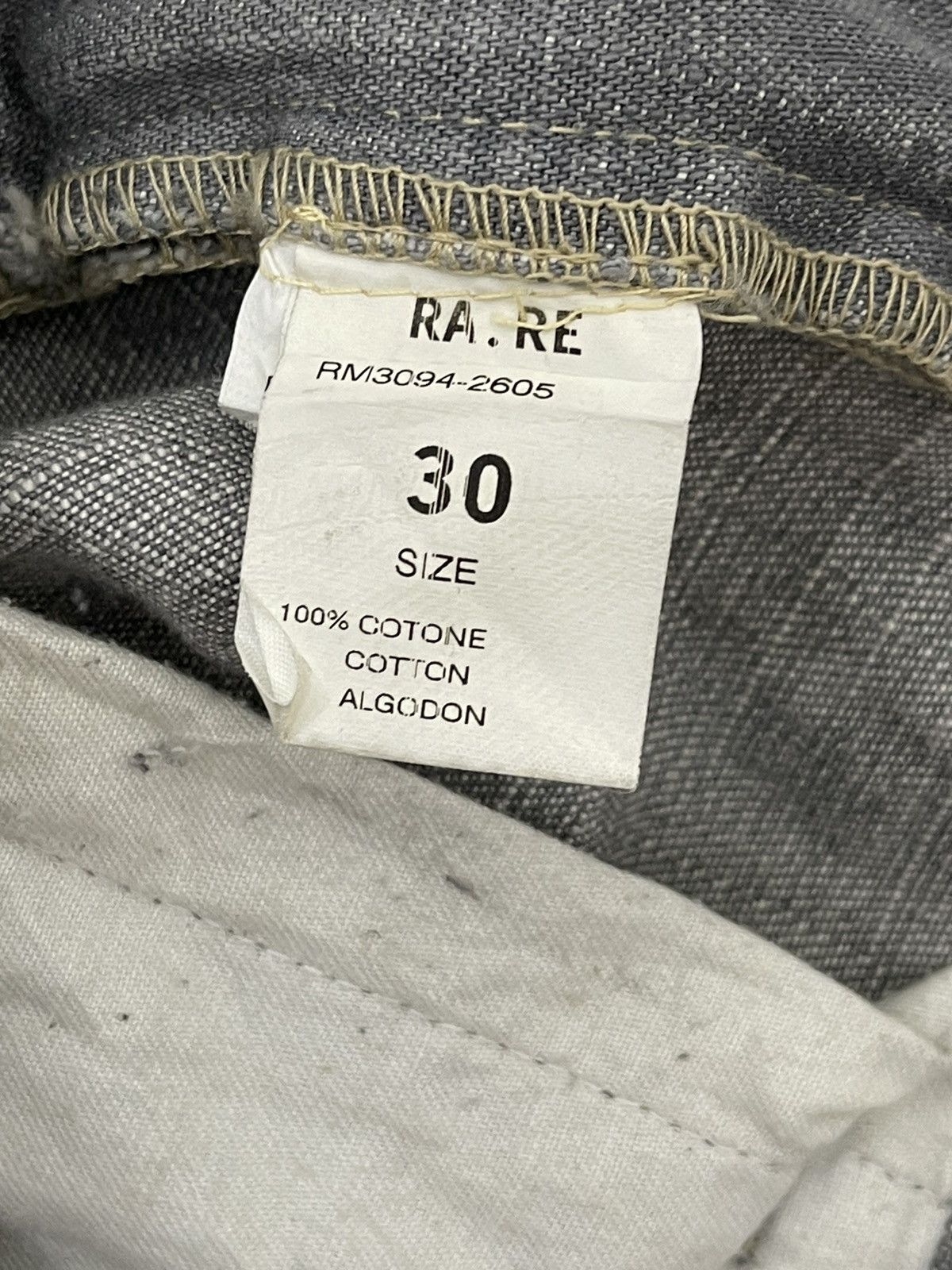 Japanese Brand Flare Jeans New Raer Italy Faded Distress Boot Cut 6🟦1 Size US 30 / EU 46 - 21 Thumbnail