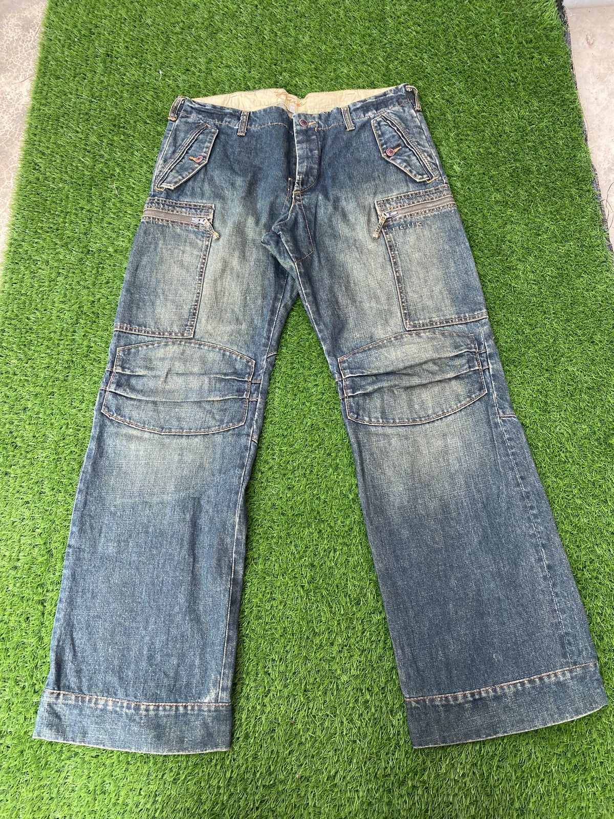 image of Vintage Fcuk Six Pocket Pant in Black, Men's (Size 35)