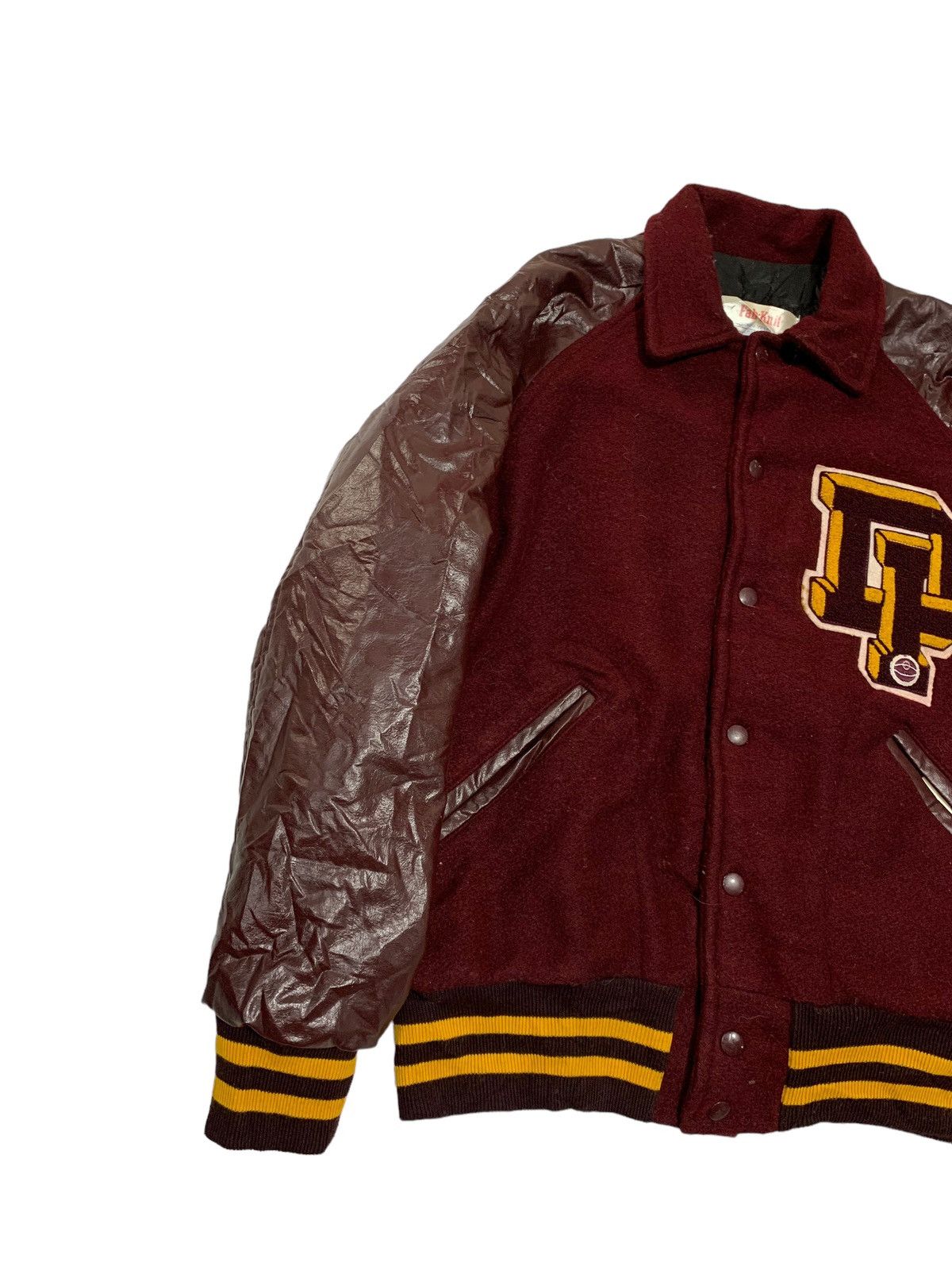Vintage 🔥VTG 80S VARSITY JACKETS WOOL/LEATHER SLEEVES Size US L / EU 52-54 / 3 - 2 Thumbnail