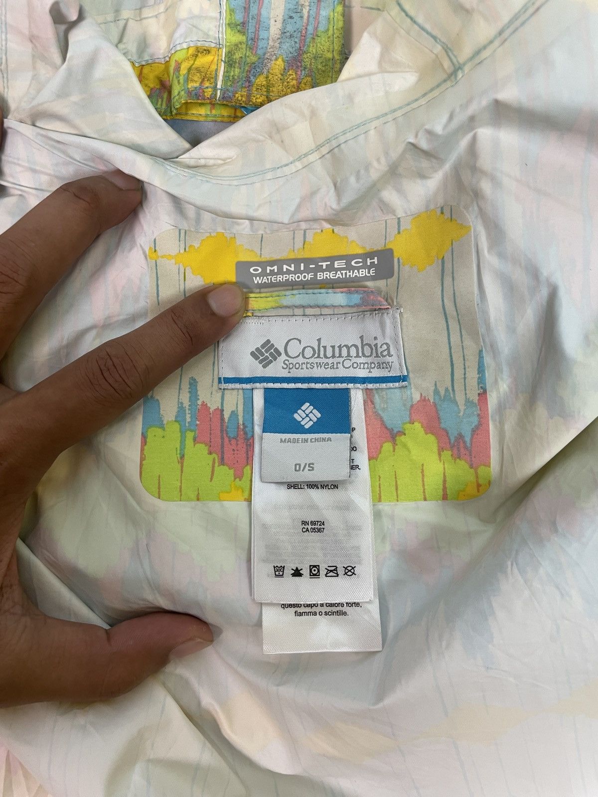 Columbia Columbia Navajo Fullprint Waterproof Cloaks Size US XL / EU 56 / 4 - 14 Thumbnail