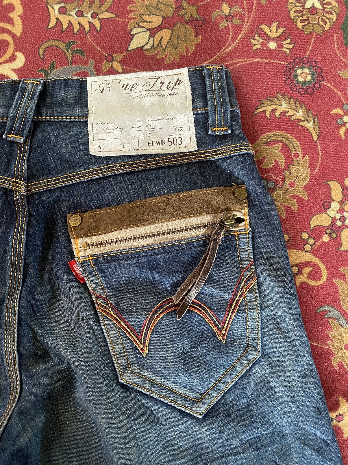 Edwin Vintage Edwin 503 Blue Trip Size US 32 / EU 48 - 7 Thumbnail