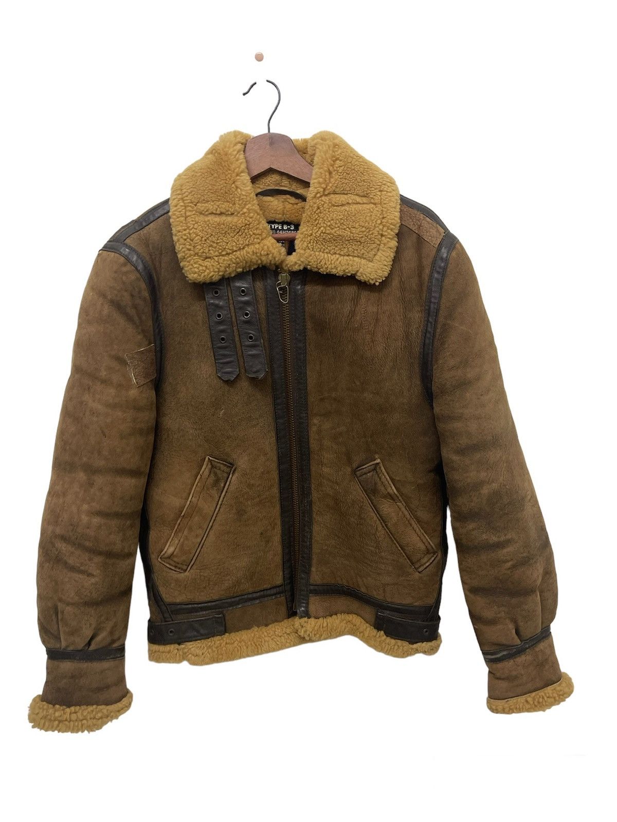 B 3 × Schott × Vintage VINTAGE B-3 SCHOTT SHEARLING JACKET 