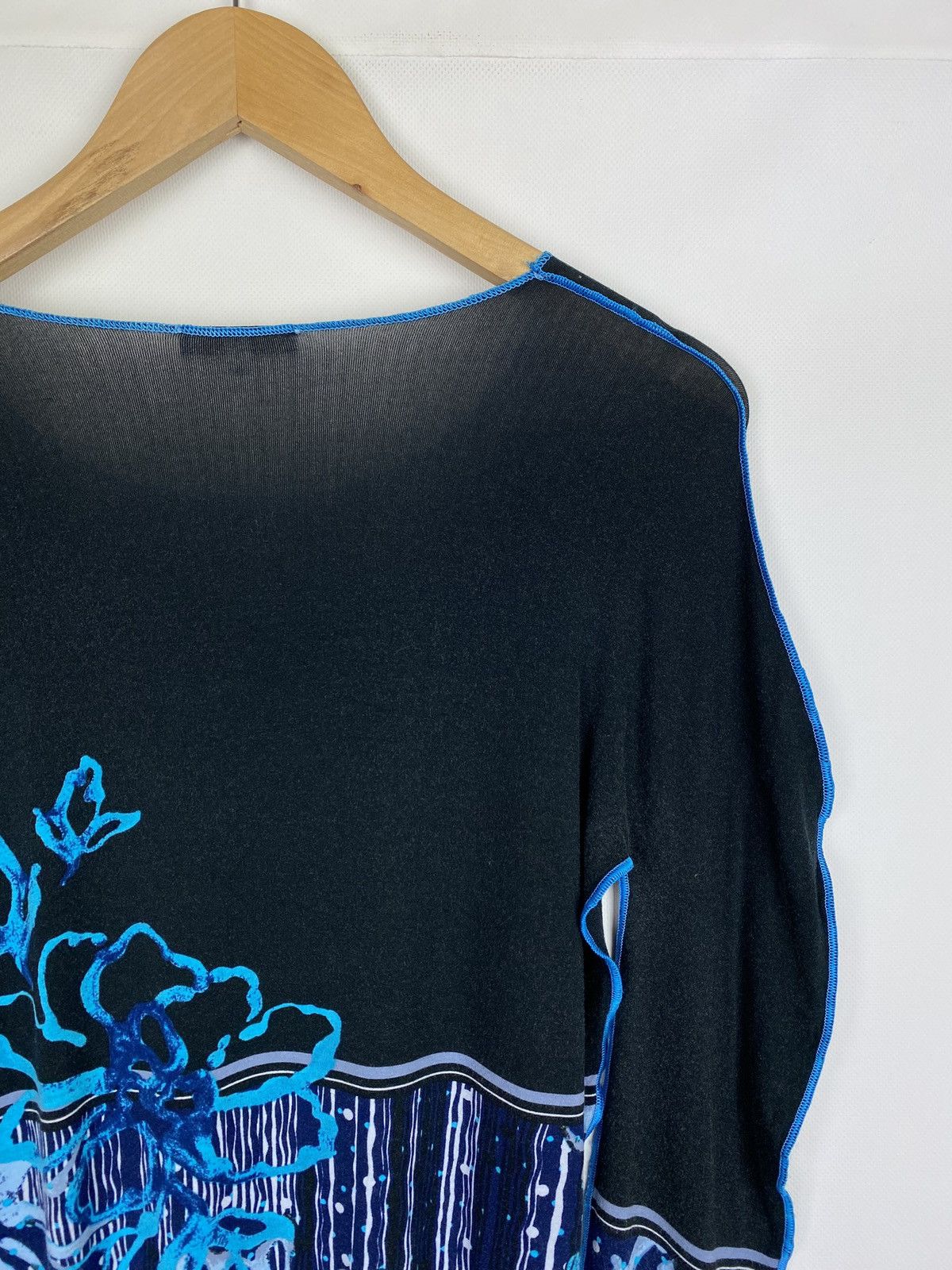 Kenzo VTG Y2K Kenzo Jeans ladie flower print long sleeve top tunic Size M / US 6-8 / IT 42-44 - 15 Thumbnail