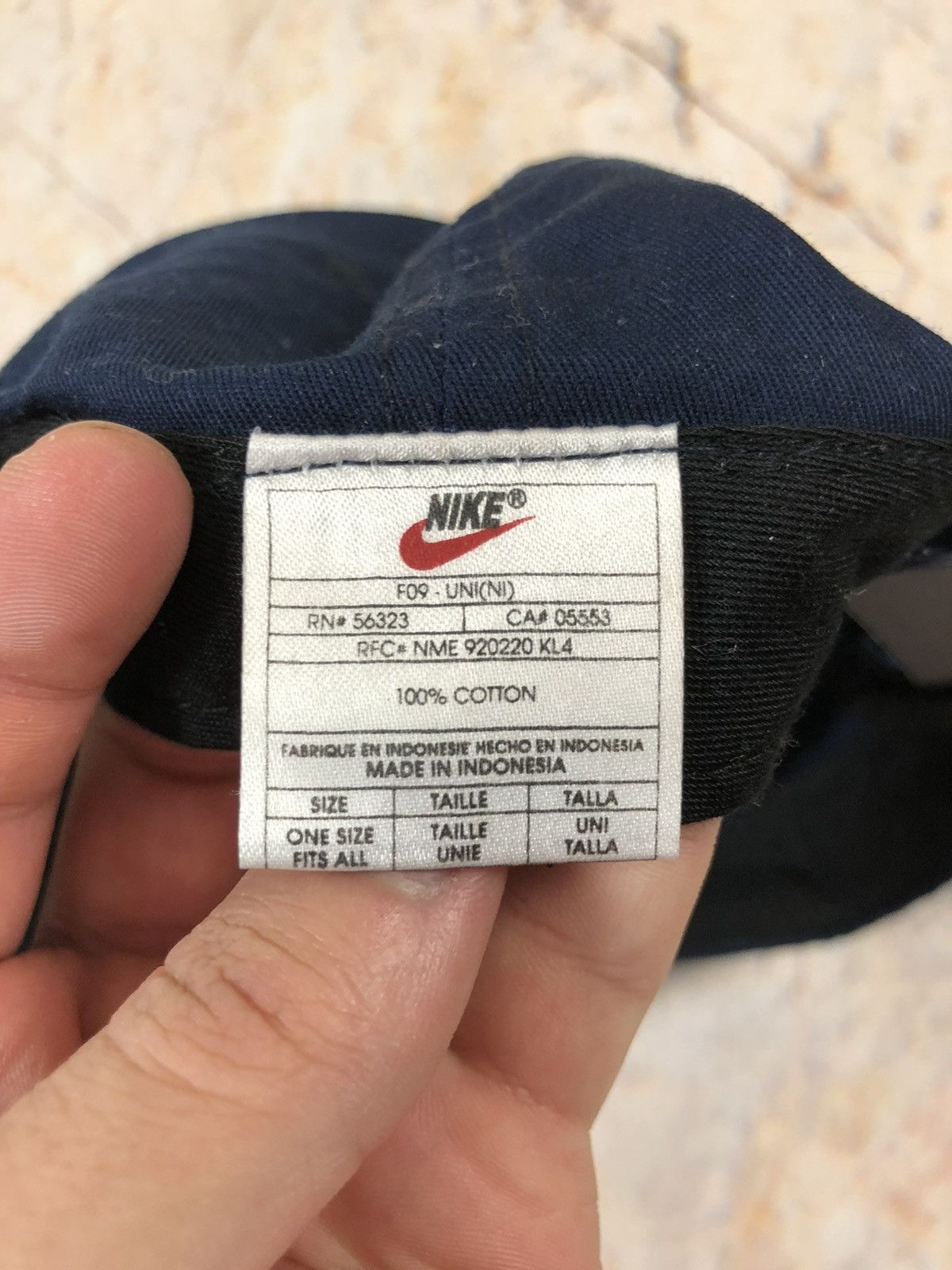 Nike × Vintage Nike vintage rare big logo hat cap Size ONE SIZE - 6 Thumbnail