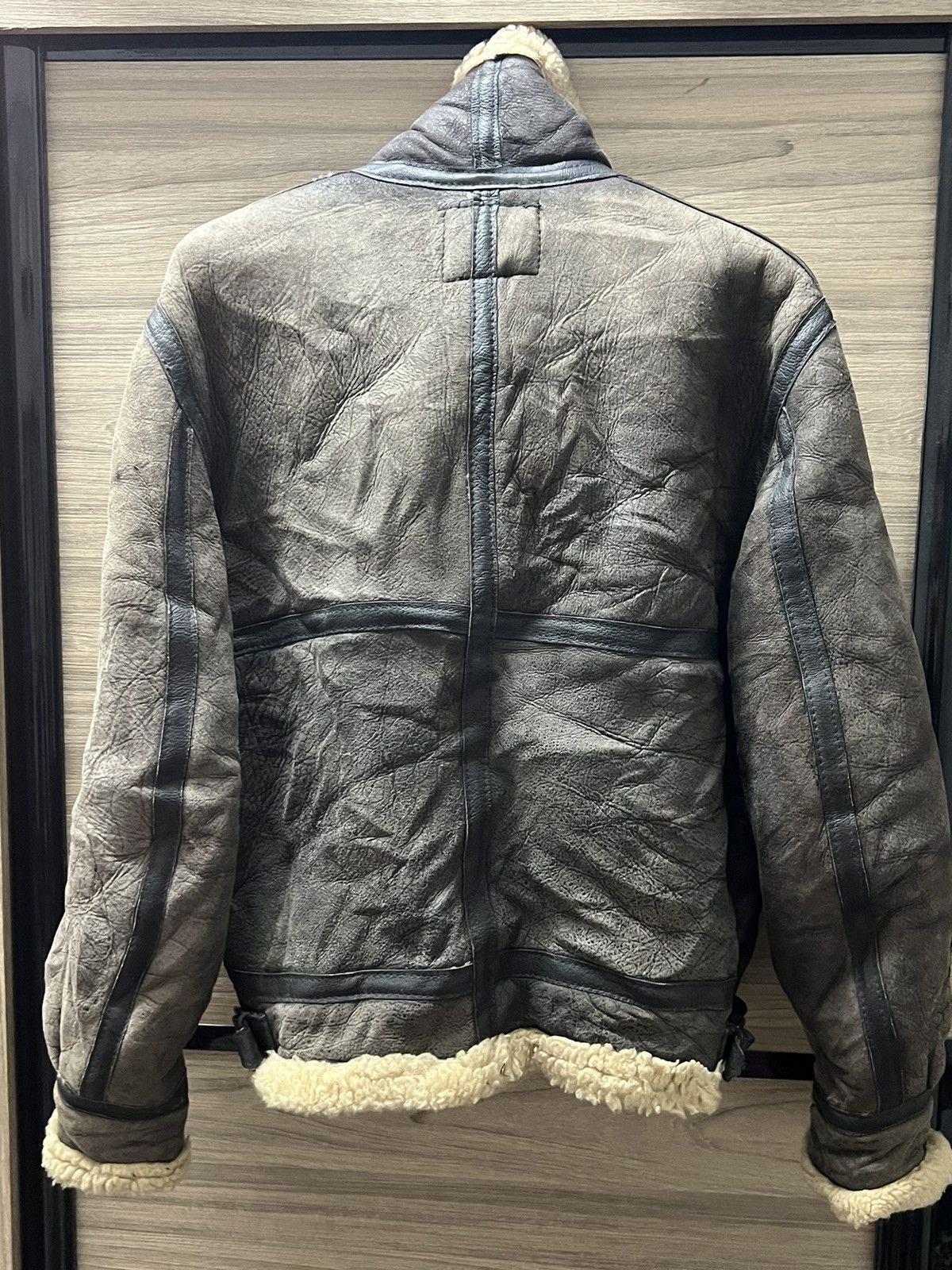 Schott SCHOTT NYC B-3 Sheepskin Leather Bomber Jacket Made in USA Size US M / EU 48-50 / 2 - 6 Thumbnail