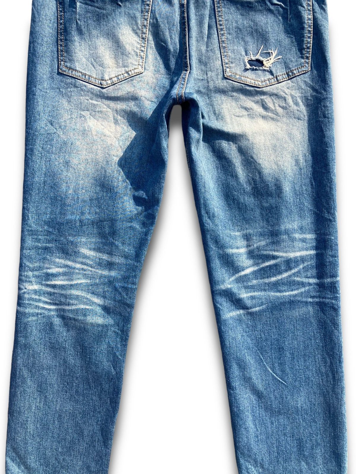 Japanese Brand Archival Like Kapital Distressed Japanese Jeans Size US 31 - 13 Thumbnail
