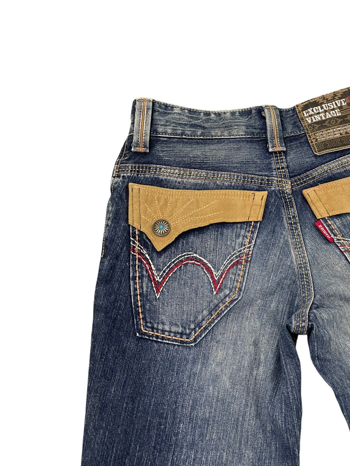 Edwin Flare Jeans Edwin Japan Distress Faded Boot Cut 6🟦0 Size US 28 / EU 44 - 18 Thumbnail