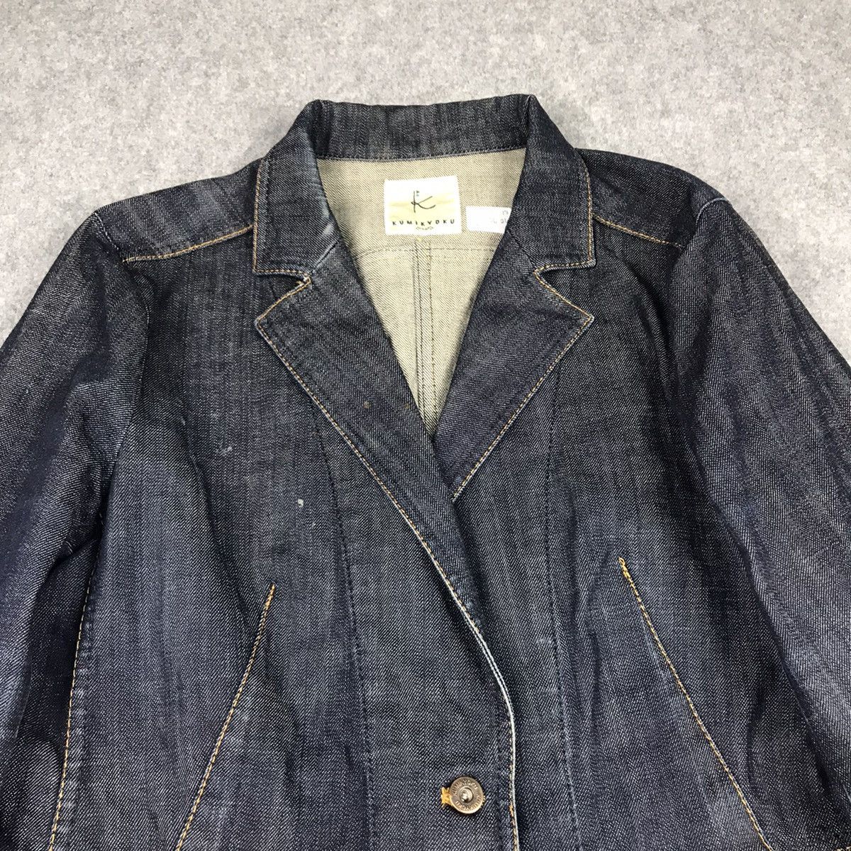 Japanese Brand KOMIKYOKU DENIM JACKET Size M / US 6-8 / IT 42-44 - 4 Thumbnail