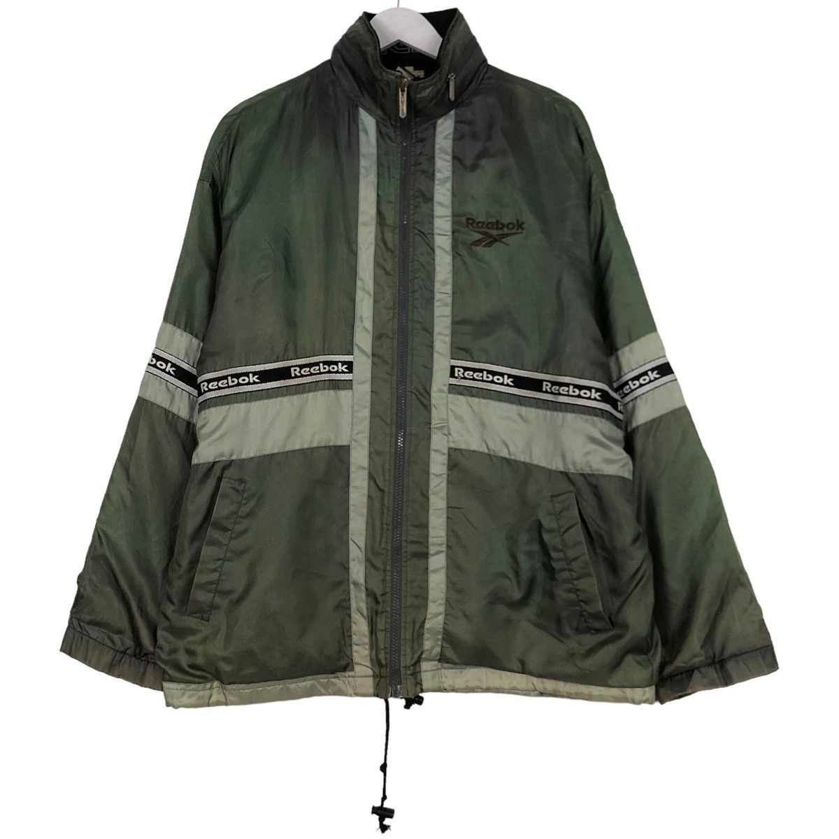 Reebok × Vintage 💥90s REEBOK VINTAGE SUNFADED WINDBREAKER JACKET Size US L / EU 52-54 / 3 - 2 Thumbnail