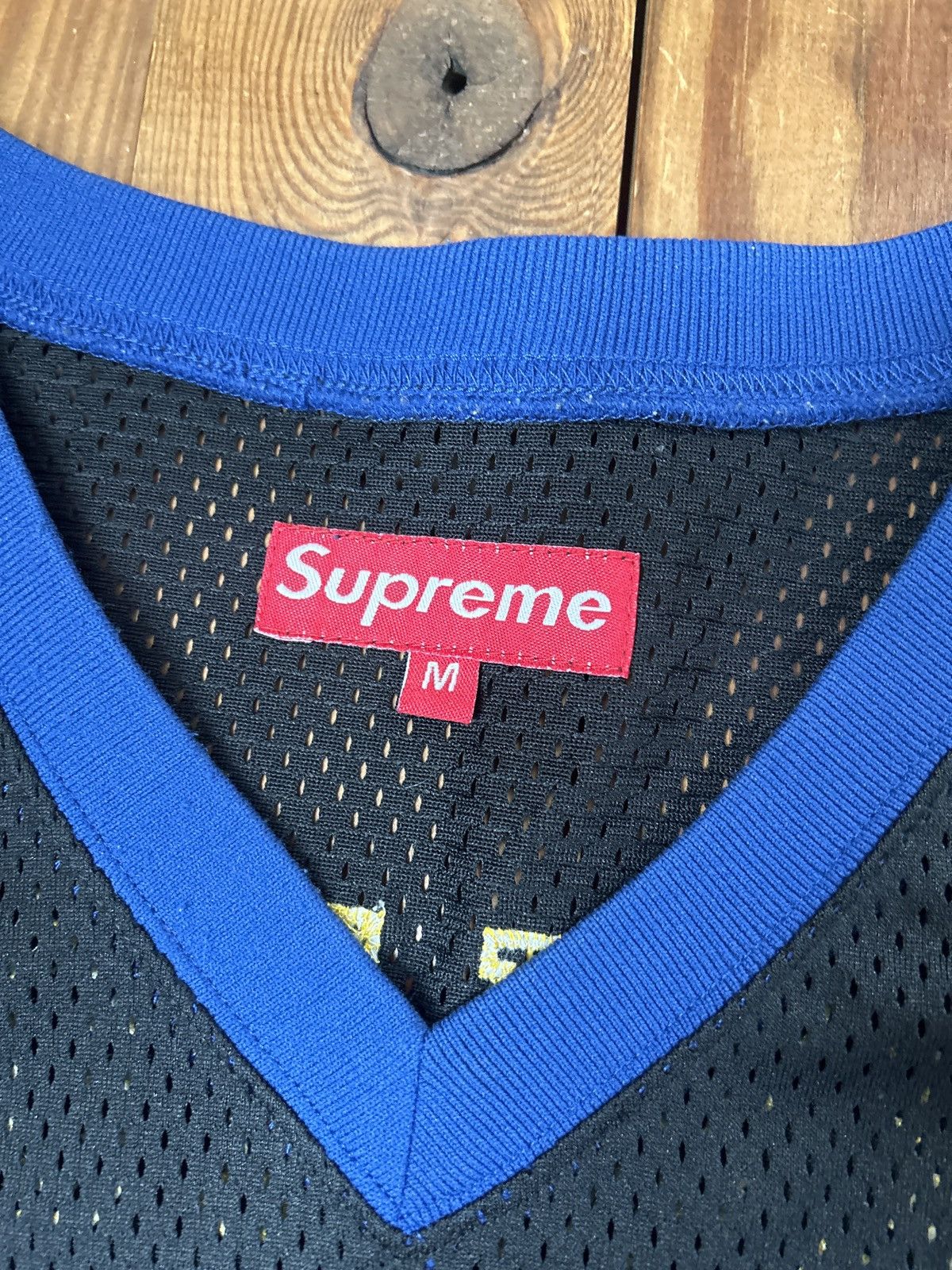 Supreme × Vintage Supreme Nuggets Black New York Skyline Jersey 2003 Size US M / EU 48-50 / 2 - 2 Thumbnail