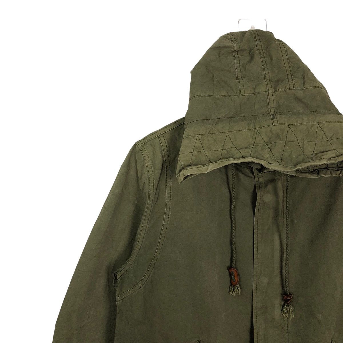 Blue Blue Japan VINTAGE FISH TAIL PARKA JACKET BLUE WORK BY BLUE BLUE JAPAN Size US M / EU 48-50 / 2 - 6 Thumbnail