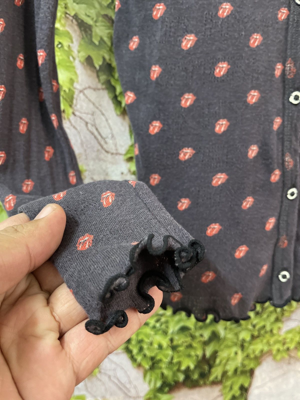 Hysteric Glamour × The Rolling Stones 🇯🇵VTG HYSTERIC GLAMOUR X ROLLING STONES BUTTON UP VERY RARE Size ONE SIZE - 9 Thumbnail