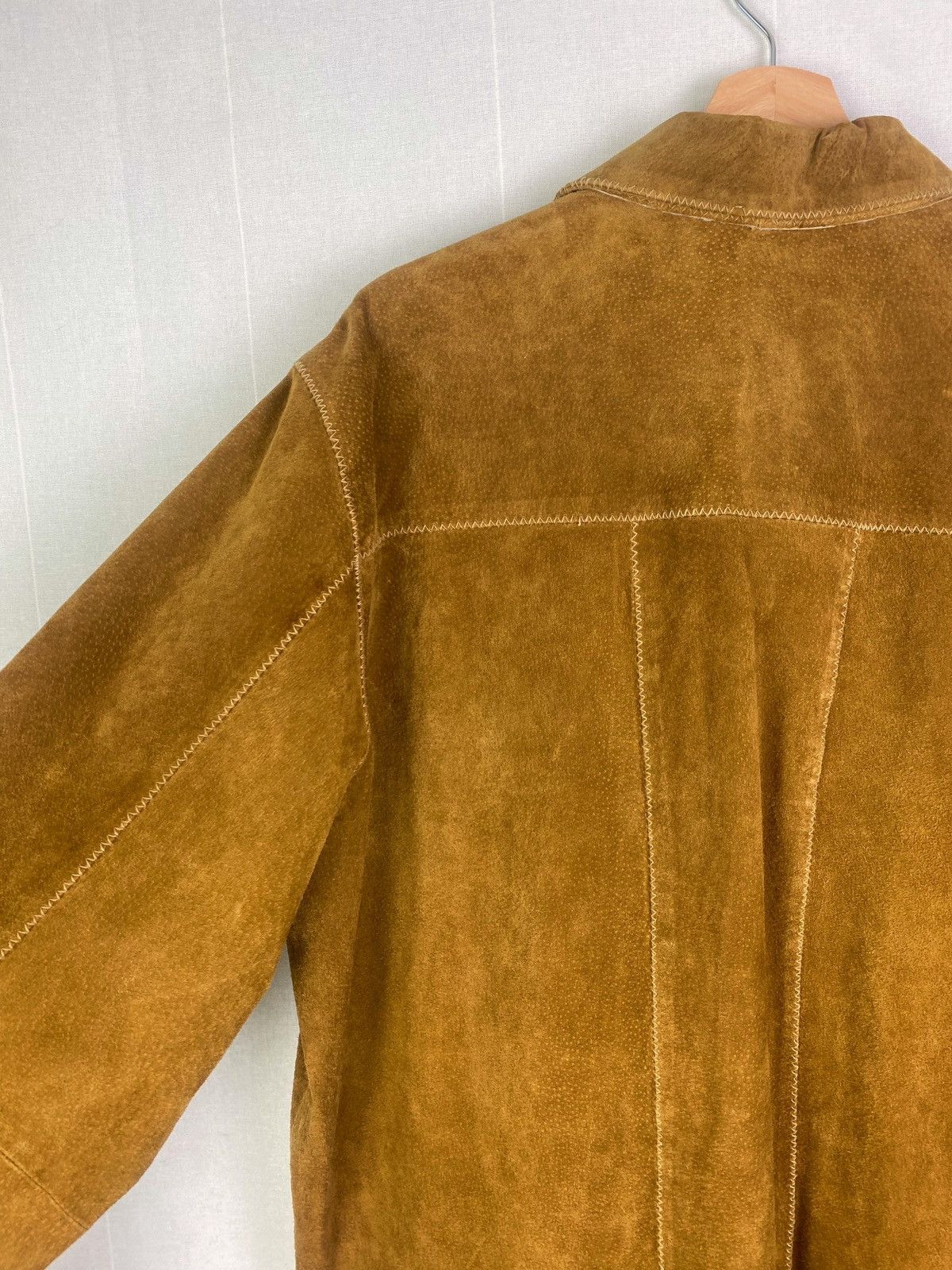 BKE BKE 67 Suede Leather Jacket Size US L / EU 52-54 / 3 - 8 Thumbnail
