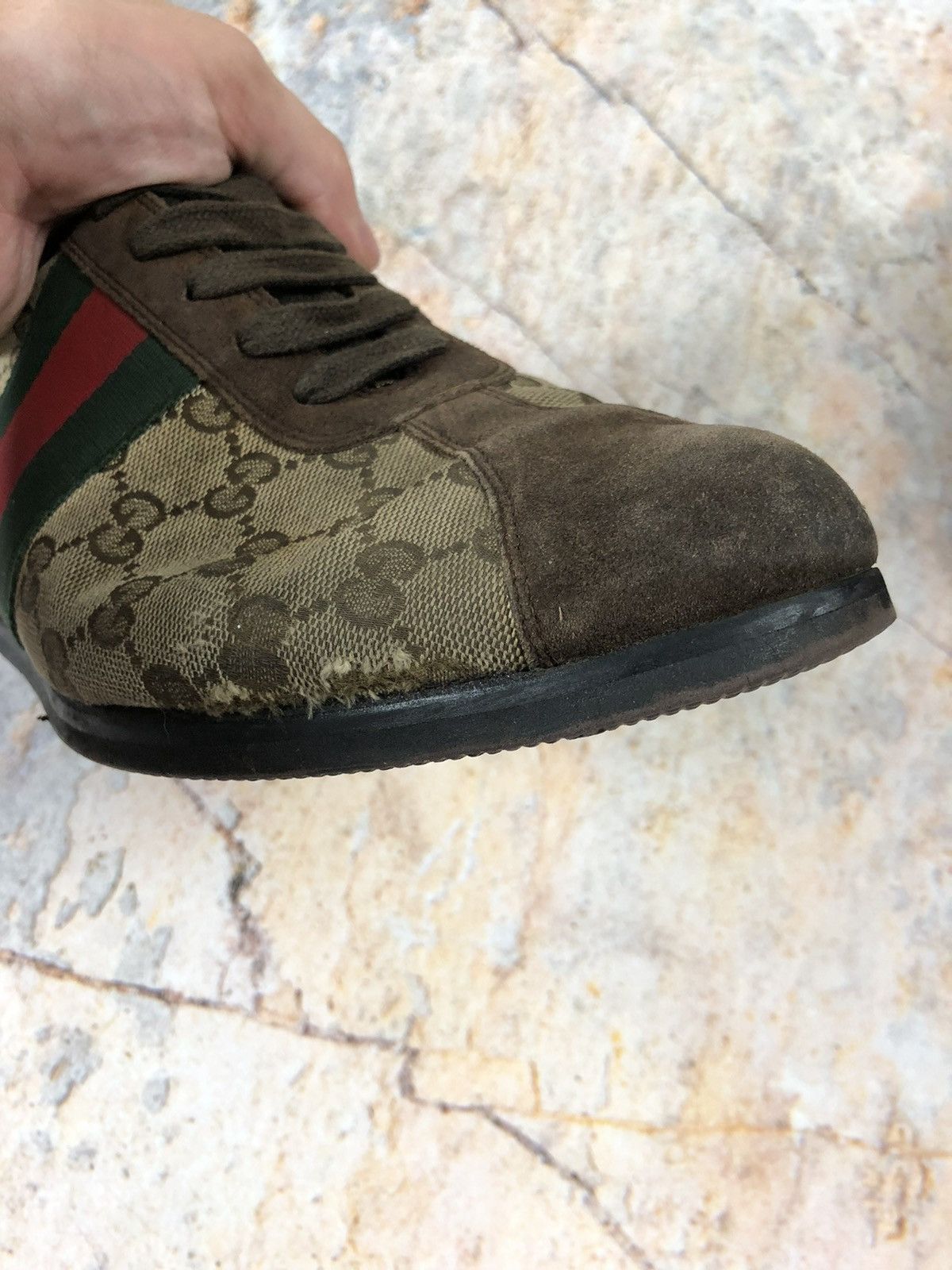 Gucci × Vintage Gucci vintage shoes sneaker Size US 9 / EU 42 - 10 Thumbnail