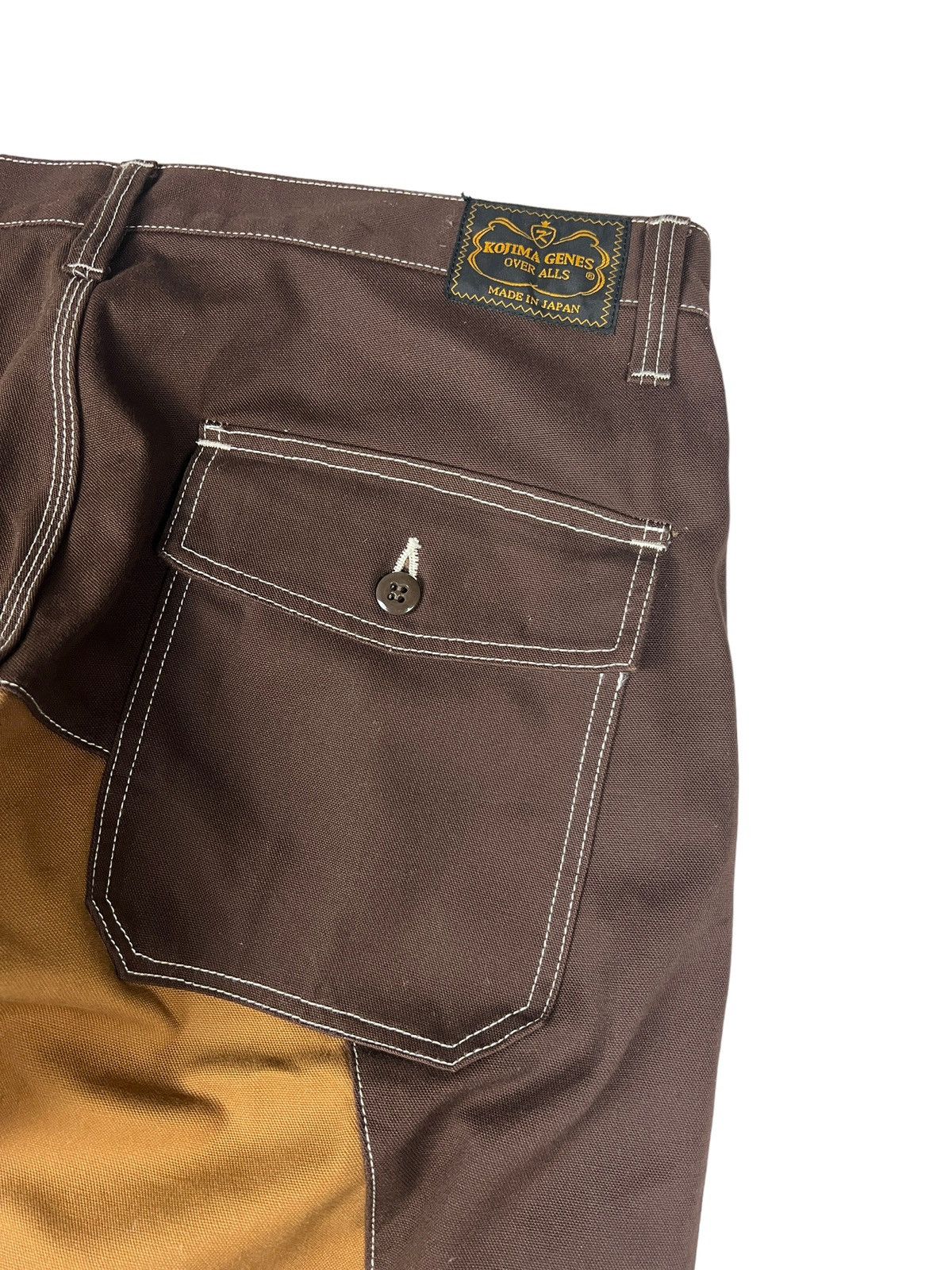 KOJIMA GENES Kojima Genes Two Tone Duck Canvas Carpenter Pants Size US 37 - 9 Thumbnail