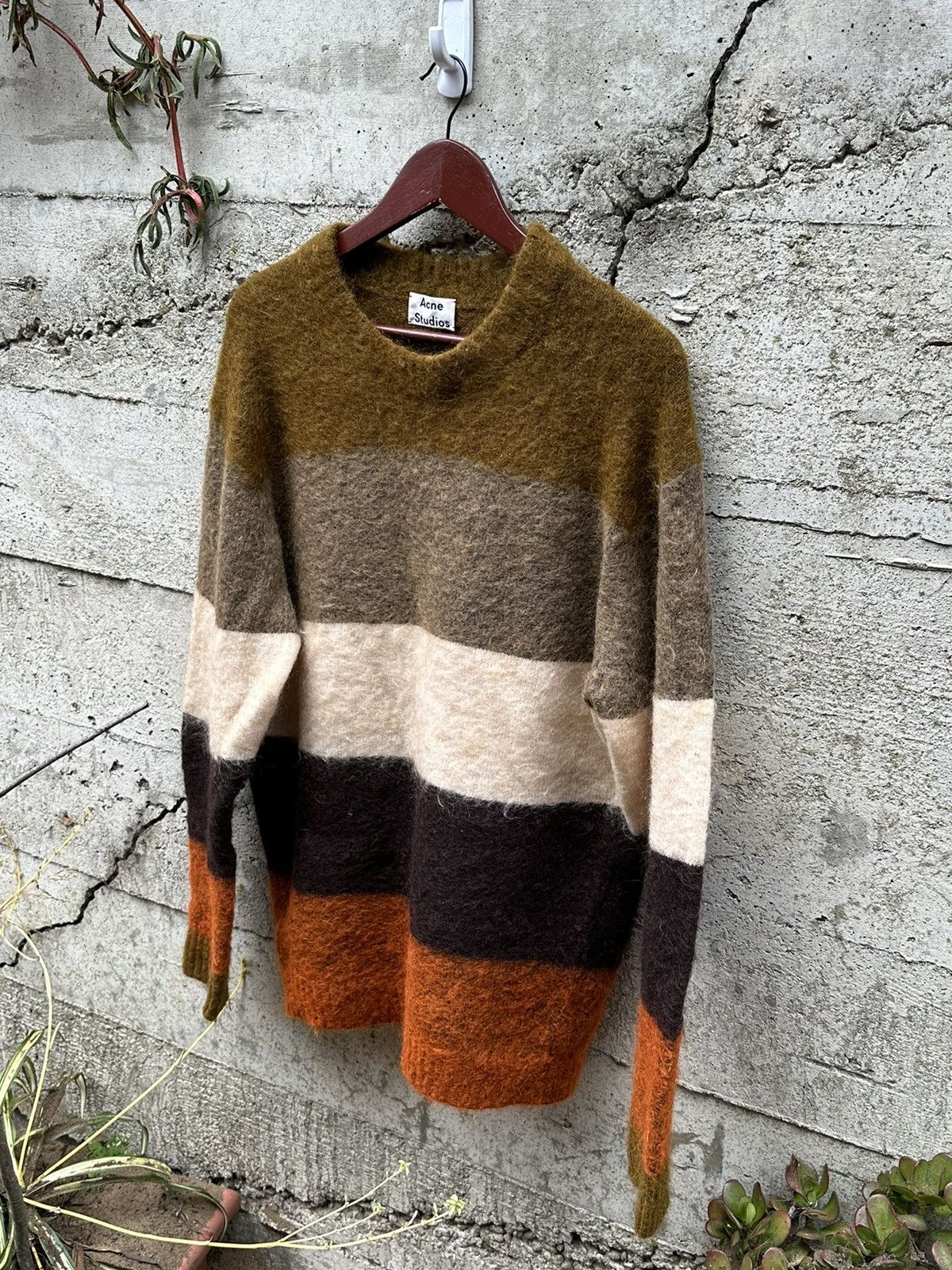 image of Grail Acne Studios Shaggy Mohair Sweater, Men's (Size Large)