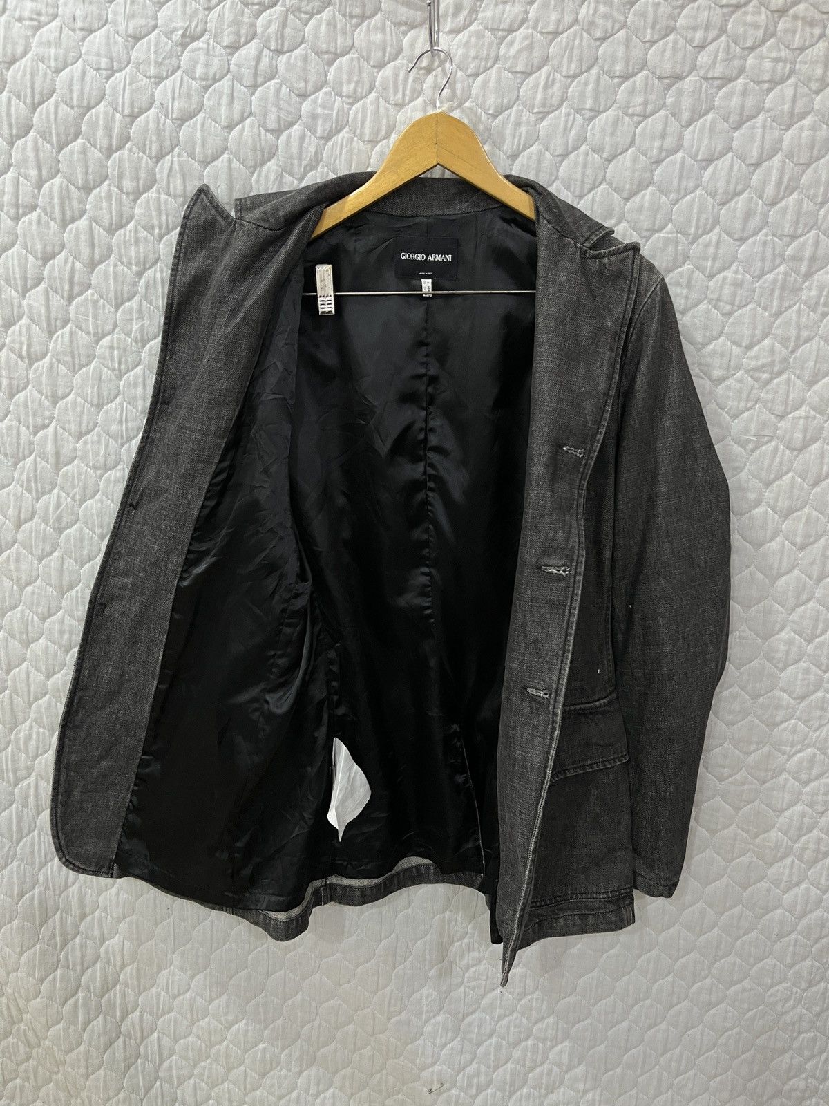 Giorgio Armani (Vvvv)🔥🔥🔥ARCHIVE GIORGIO ARMANI BORGO21 DENIM JACKET Size US M / EU 48-50 / 2 - 7 Thumbnail